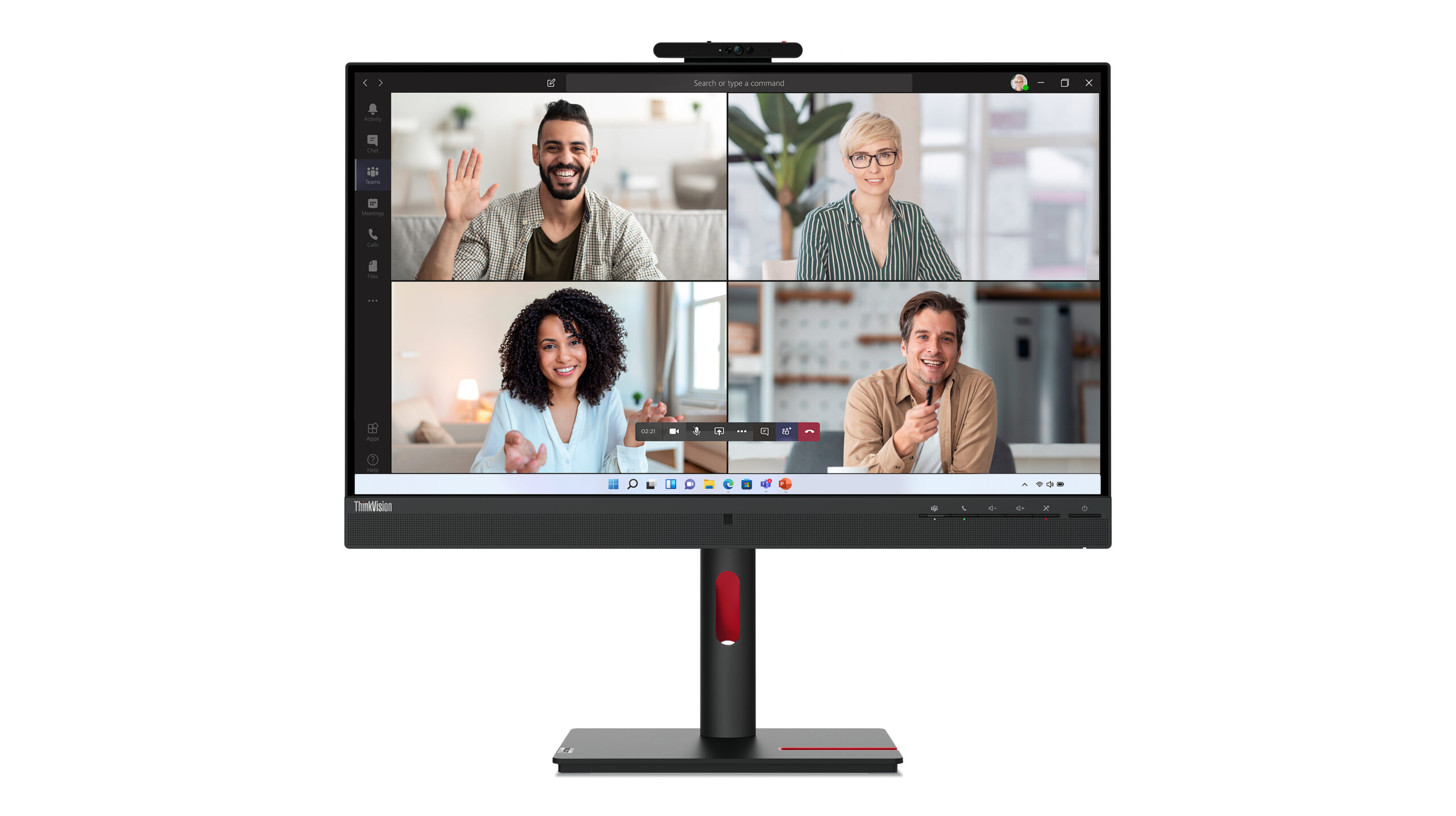 Lenovo ThinkVision T27hv-30 monitor komputerowy 68,6 cm (27") 2560 x 1440 px Quad HD LED Czarny
