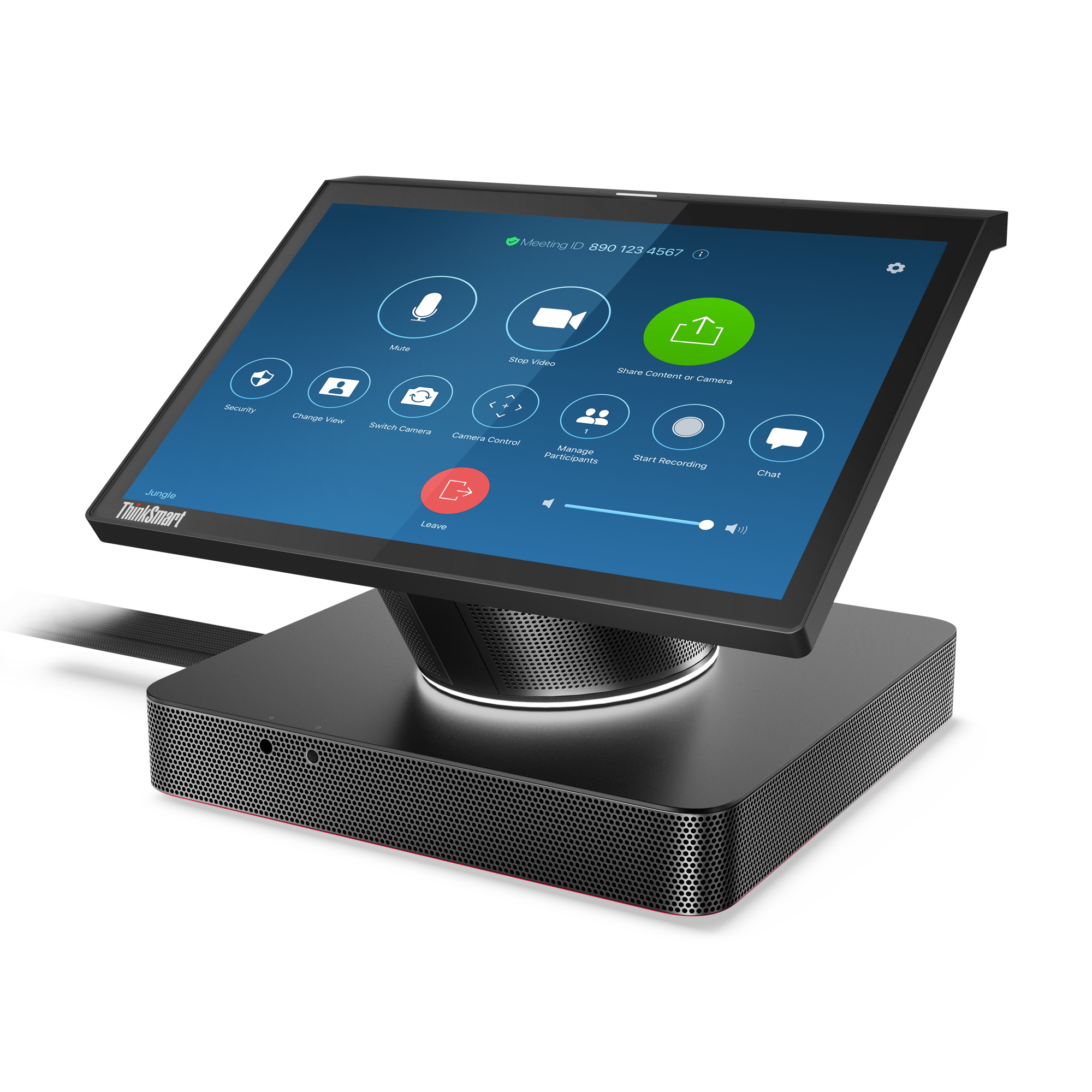 Lenovo ThinkSmart Hub Intel® Core™ i5 i5-8365UE 25,6 cm (10.1") 1920 x 1200 px Ekran dotykowy All-in-One PC 16 GB DDR4-SDRAM 256 GB SSD Windows 10 IoT Enterprise Wi-Fi 5 (802.11ac) Czarny - obrazek 2