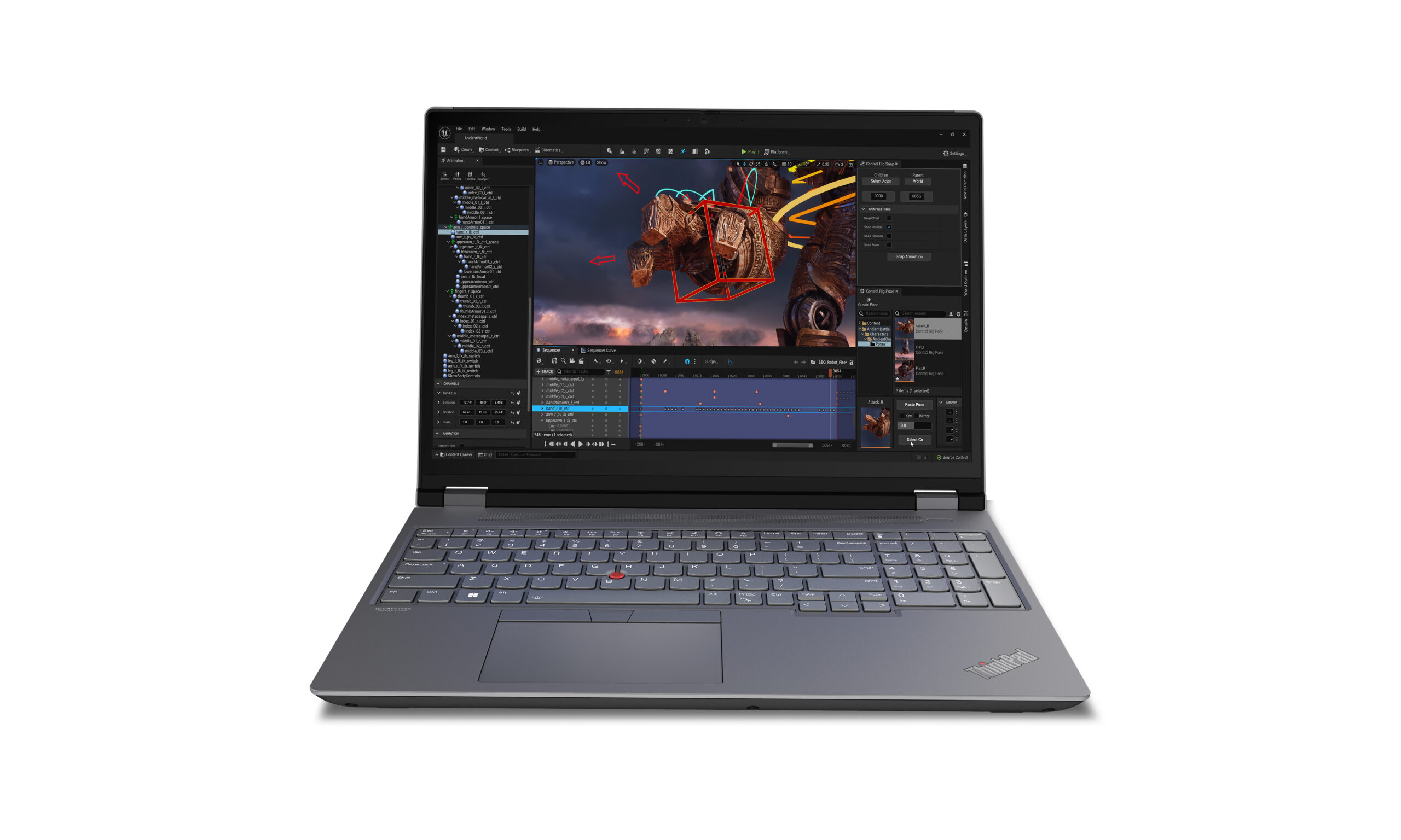 Lenovo ThinkPad P16 Gen 2 Intel® Core™ i7 i7-14700HX Mobilna stacja robocza 40,6 cm (16") WQXGA 64 GB DDR5-SDRAM 1 TB SSD NVIDIA RTX 2000 Ada Wi-Fi 6E (802.11ax) Windows 11 Pro Angielski Szary, Czarny