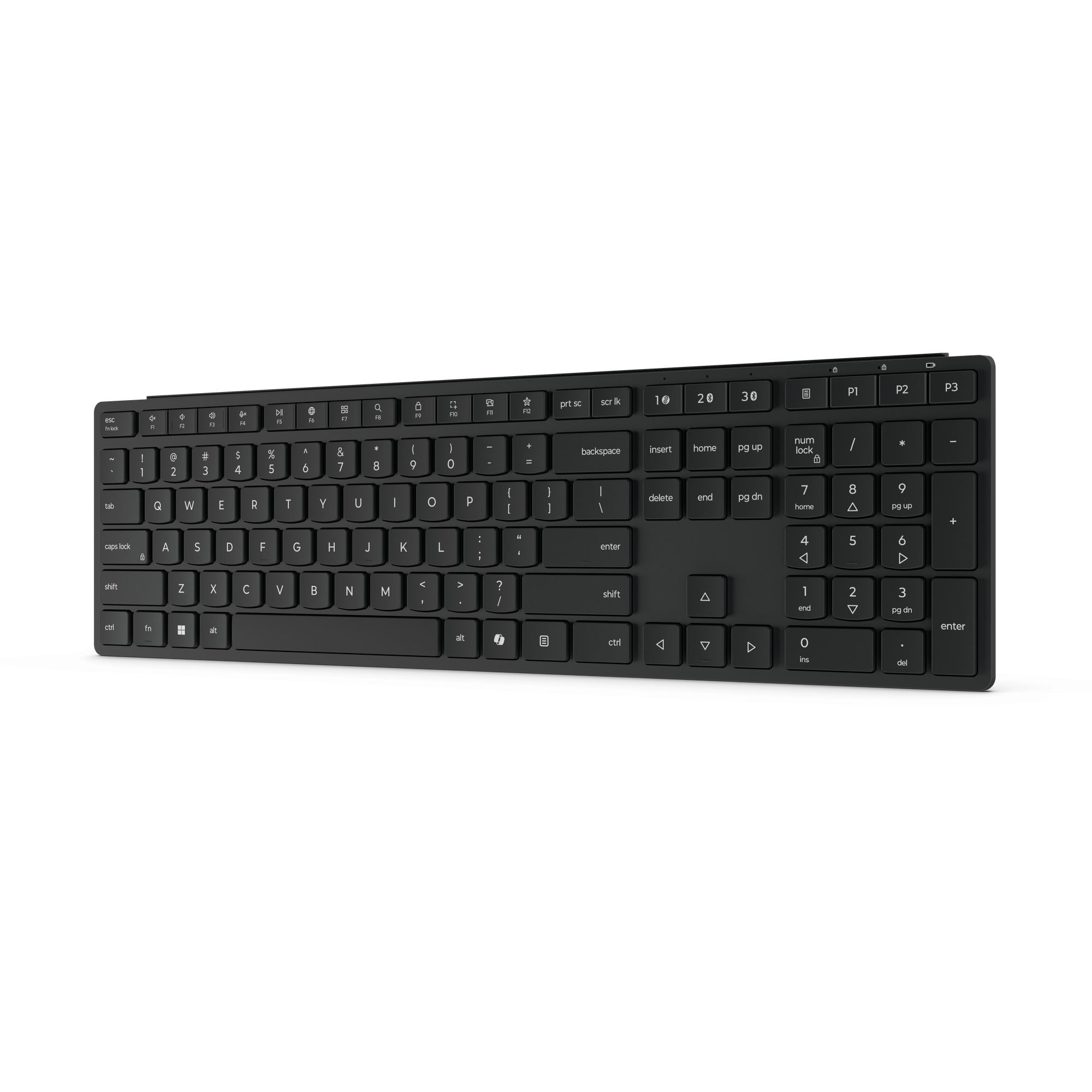Lenovo Wireless Multi-Mode Pro 6000 klawiatura Dom/Biuro RF Wireless + Bluetooth QWERTY US English Czarny - obrazek 2