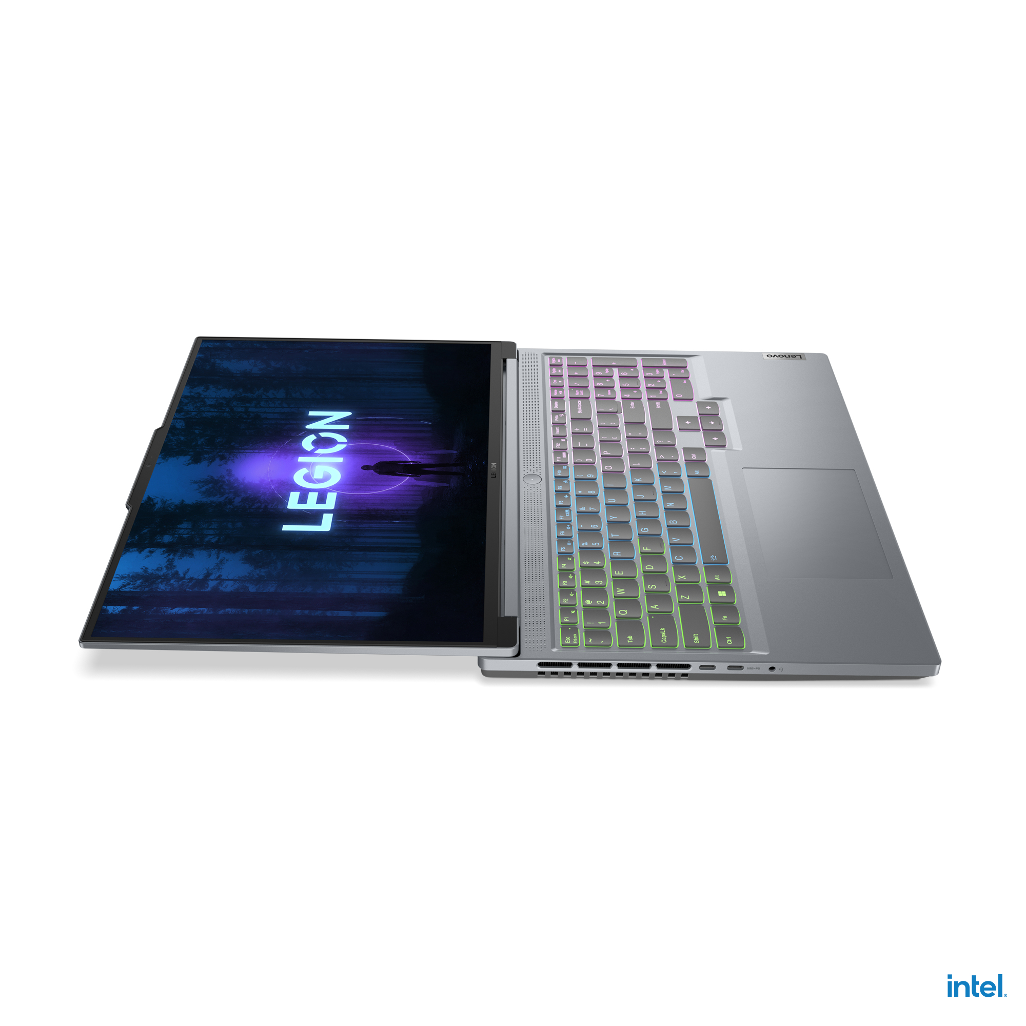 Lenovo Legion Slim 5 16IRH8 Intel® Core™ i7 i7-13700H Laptop 40,6 cm (16") WQXGA 16 GB DDR5-SDRAM 1 TB SSD NVIDIA GeForce RTX 4070 Wi-Fi 6E (802.11ax) Angielski Szary - obrazek 4
