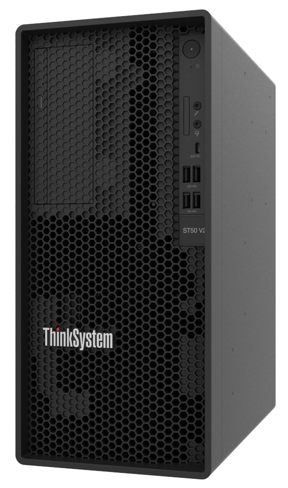 Lenovo ThinkSystem ST50 V2 serwer 2 TB Tower Intel Xeon E E-2324G 3,1 GHz 8 GB DDR4-SDRAM 500 W