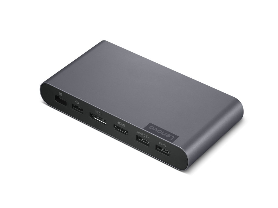 Lenovo USB-C Universal Business Dock Przewodowa 2 x USB 3.2 Gen 2 (3.1 Gen 2) Type-C Szary - obrazek 2