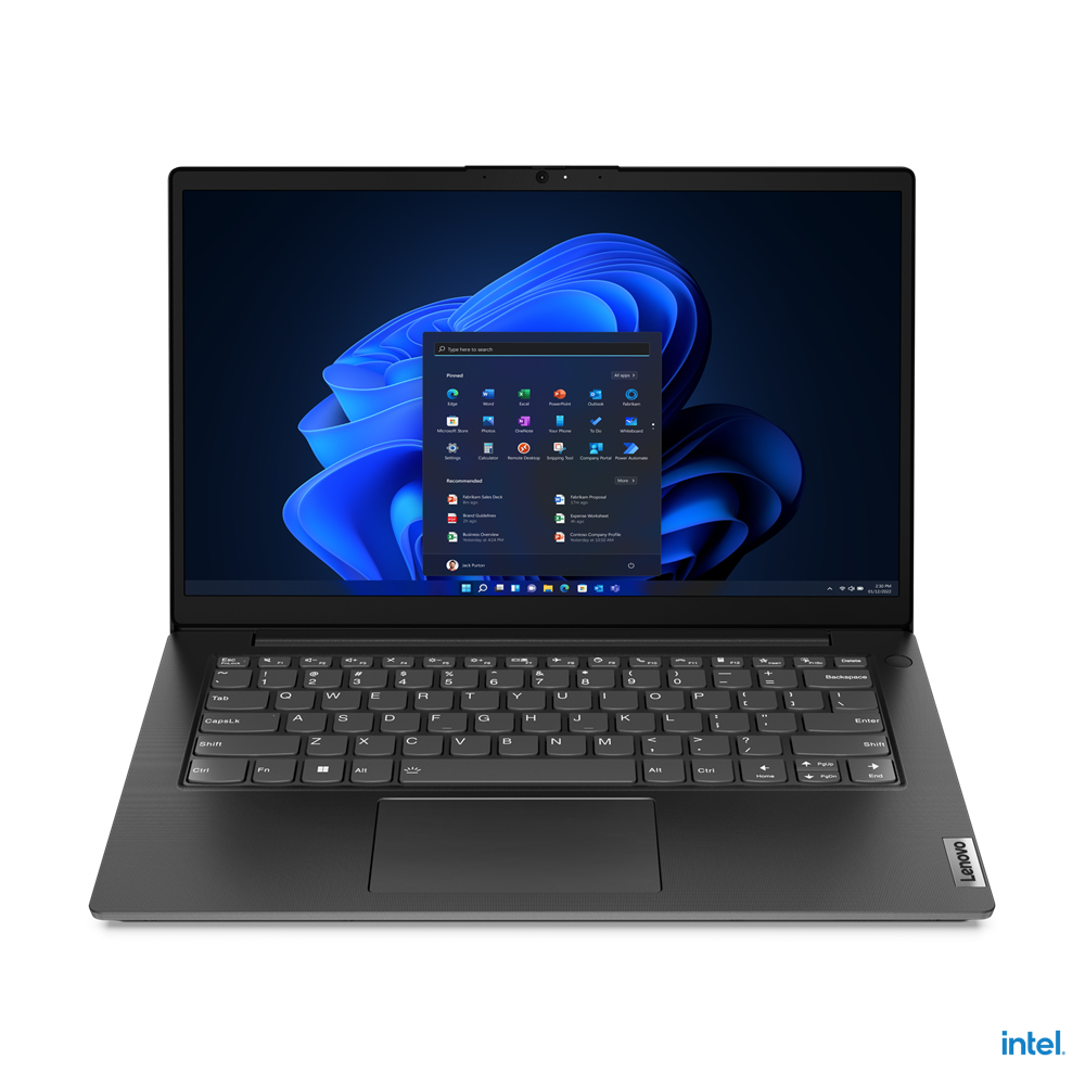Lenovo V14 G4 IRU Intel® Core™ i5 i5-13420H Laptop 35,6 cm (14") Full HD 8 GB DDR4-SDRAM 512 GB SSD Wi-Fi 5 (802.11ac) Windows 11 Pro Angielski Czarny