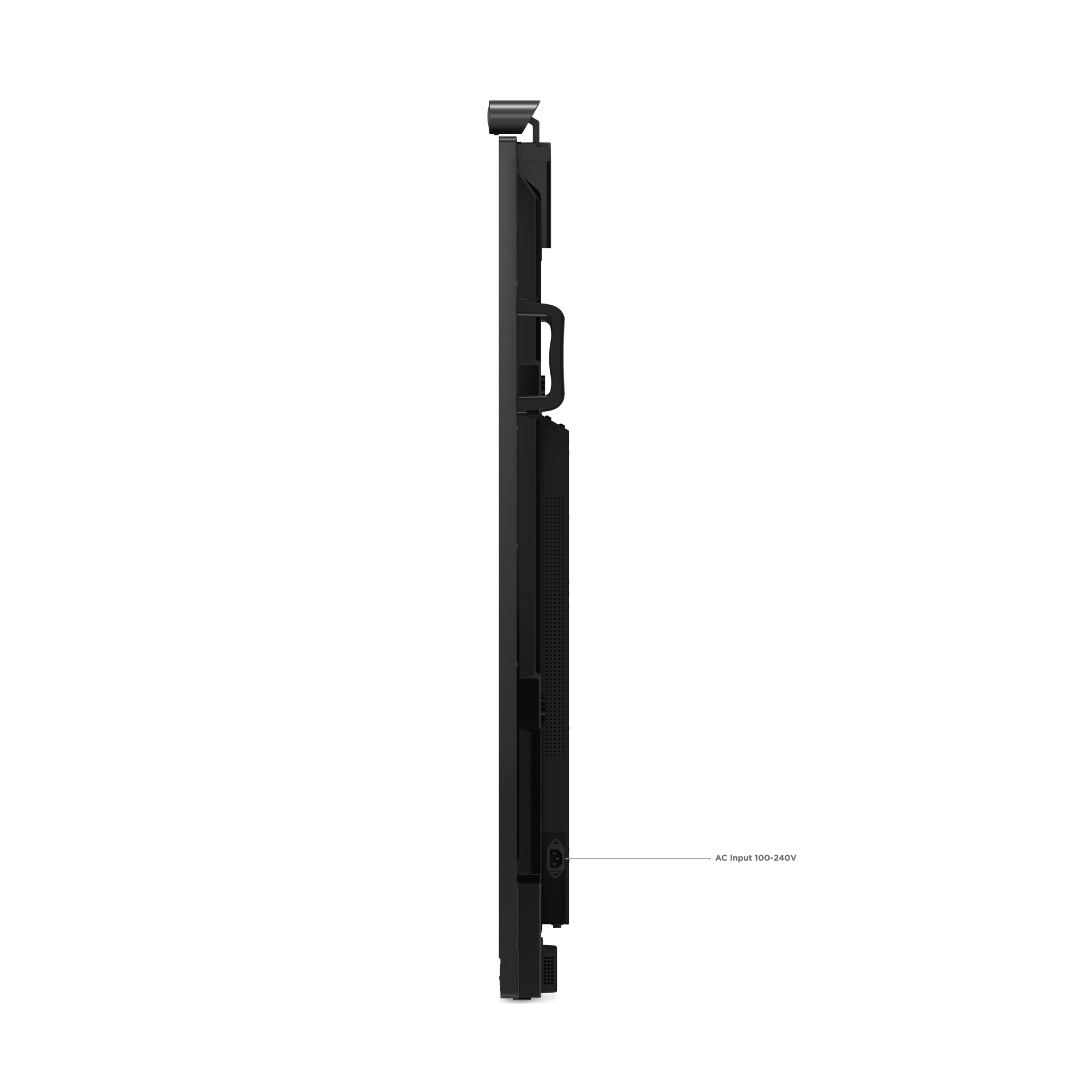 Lenovo ThinkVision T75 monitor komputerowy 190,5 cm (75") 3840 x 2160 px 4K Ultra HD LED Ekran dotykowy Czarny - obrazek 3
