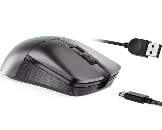 Lenovo M600s myszka Gaming Oburęczny RF Wireless + Bluetooth + USB Type-C Optyczny 19000 DPI - obrazek 4