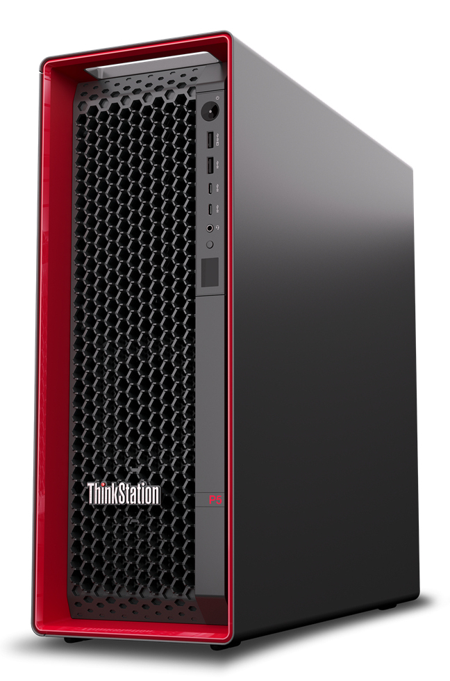 Lenovo ThinkStation P5 Intel® Xeon W w3-2435 32 GB DDR5-SDRAM 1 TB SSD Windows 11 Pro for Workstations Tower Stanowisko Czarny, Czerwony