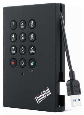 Lenovo ThinkPad USB 3.0 1TB zewnętrzny dysk twarde 5400 RPM 2.0 Czarny