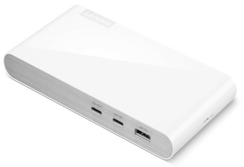 Lenovo G0AA0135EU stacja dokująca Uniwersalne Biały - obrazek 2