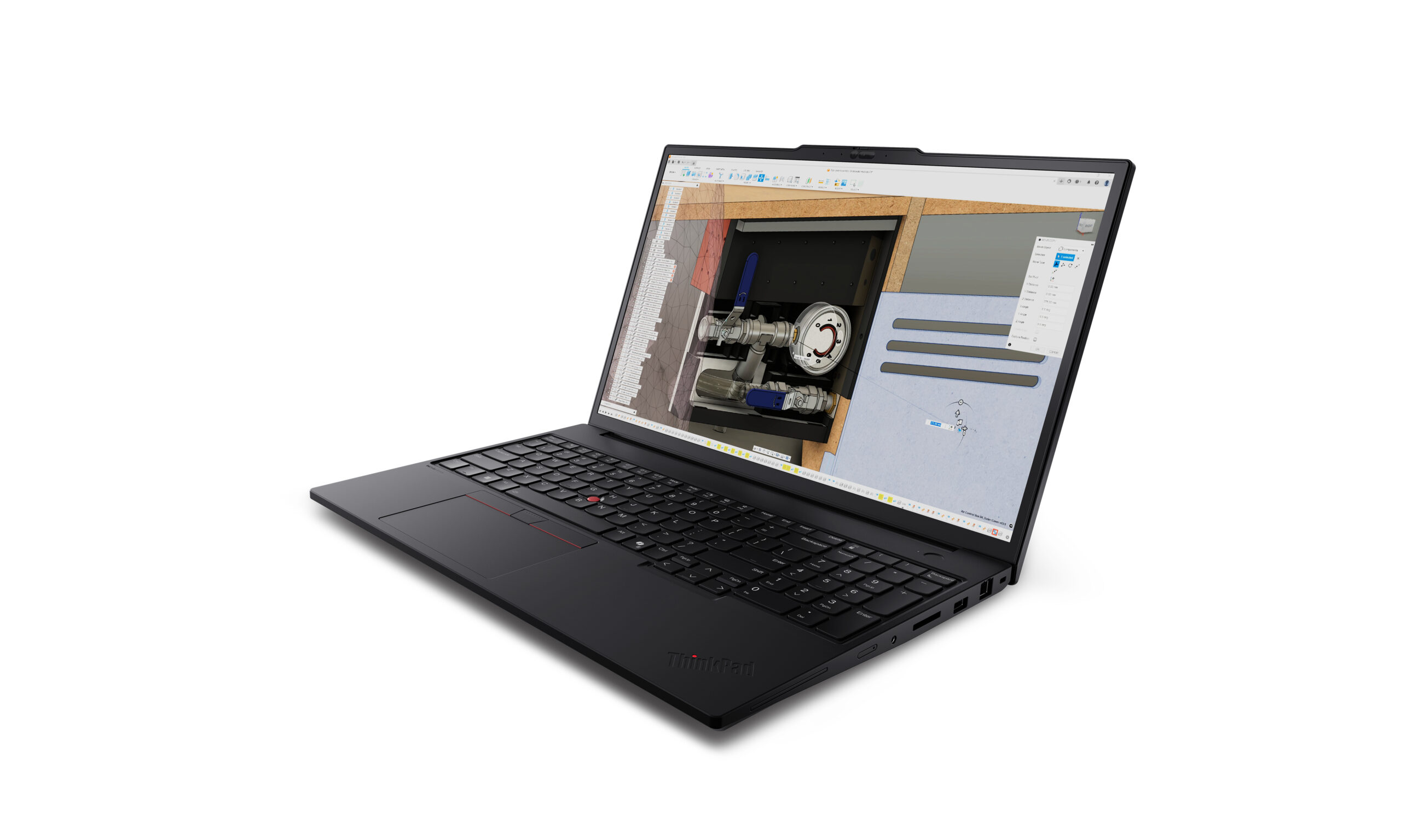 Lenovo ThinkPad P16v Gen 3 (Intel) Intel Core Ultra 7 255H Mobilna stacja robocza 40,6 cm (16") WUXGA 64 GB DDR5-SDRAM 1 TB SSD NVIDIA RTX PRO 2000 Blackwell Wi-Fi 7 (802.11be) Windows 11 Pro Skandynawia Czarny - obrazek 5