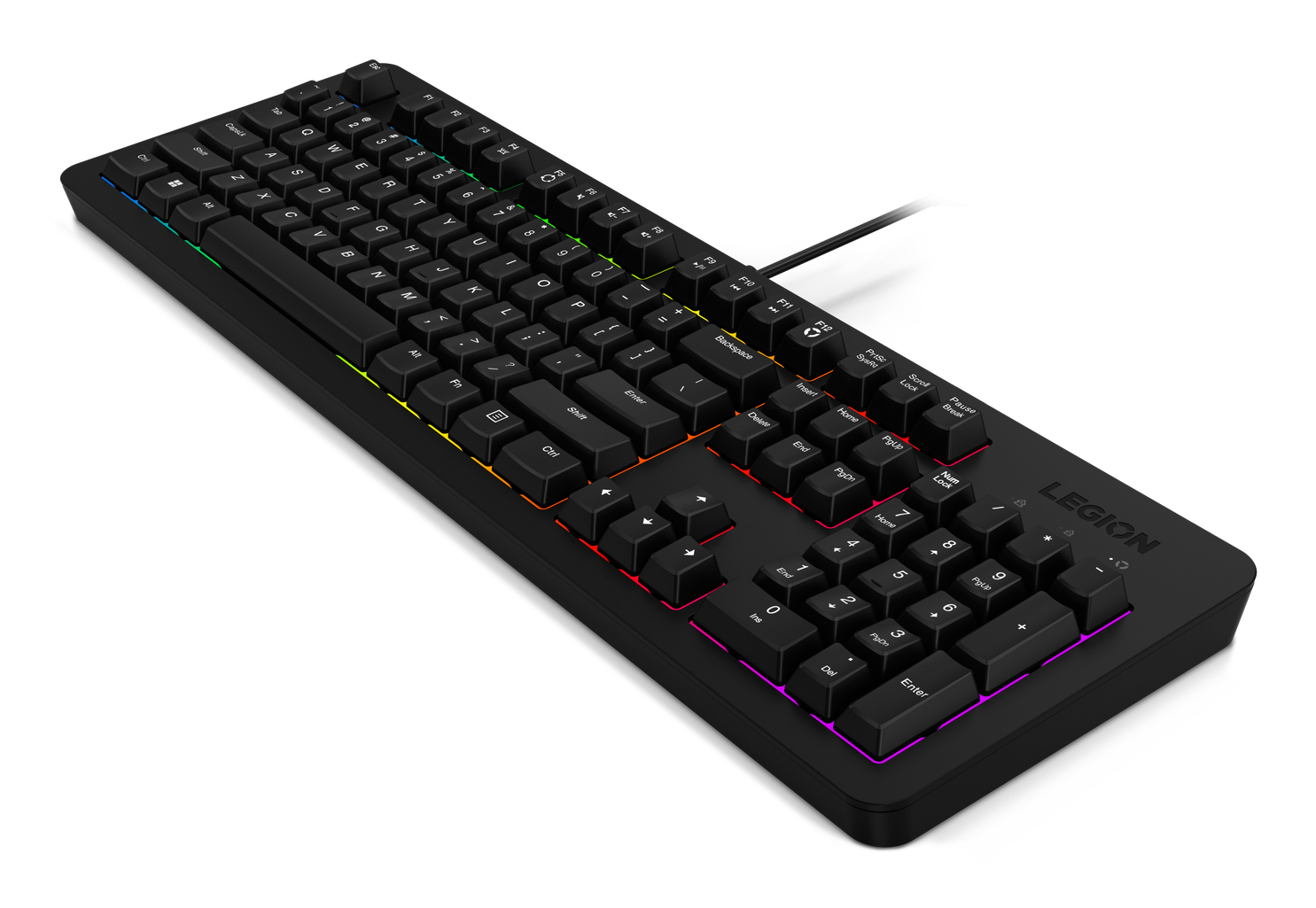 Lenovo K310 klawiatura Gaming USB US English Czarny - obrazek 5