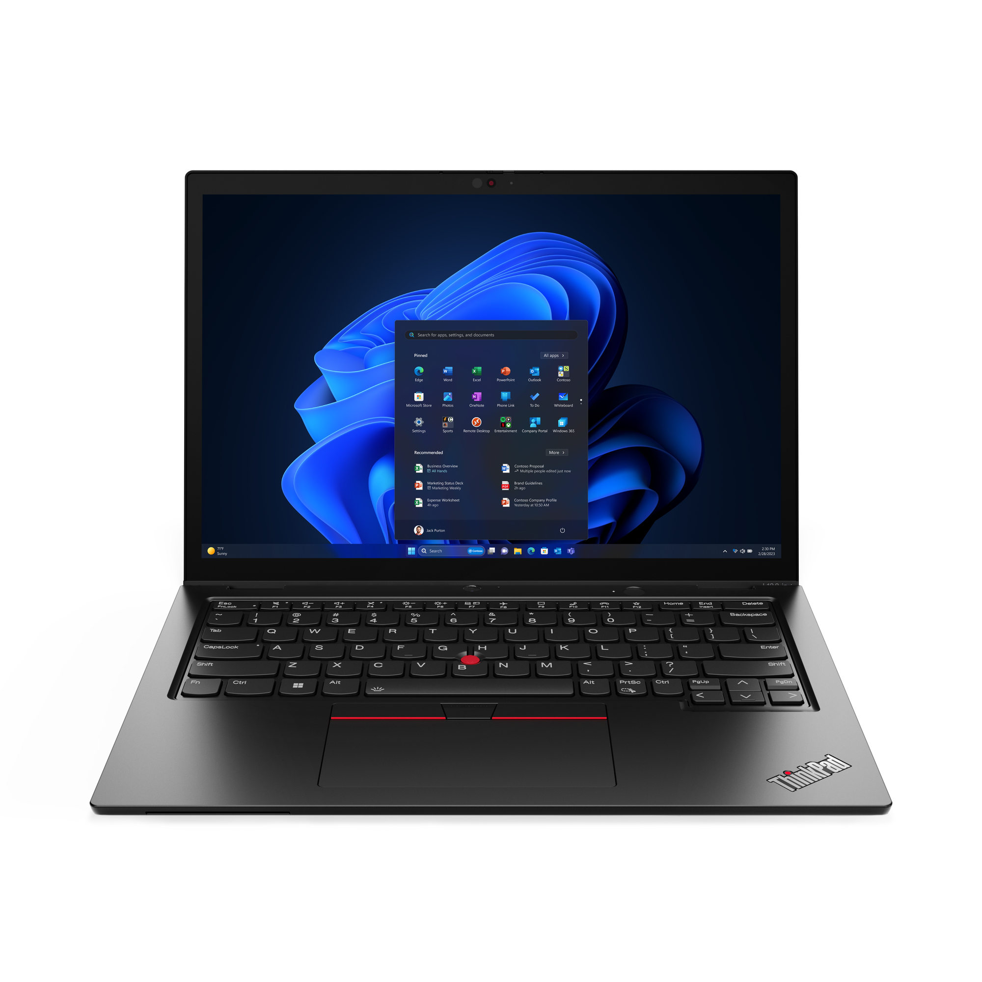 Lenovo ThinkPad L13 2-in-1 Gen 5 (Intel) Intel Core Ultra 5 125U Hybryda (2w1) 33,8 cm (13.3") Ekran dotykowy WUXGA 16 GB LPDDR5-SDRAM 512 GB SSD Wi-Fi 6E (802.11ax) Windows 11 Pro Angielski Czarny