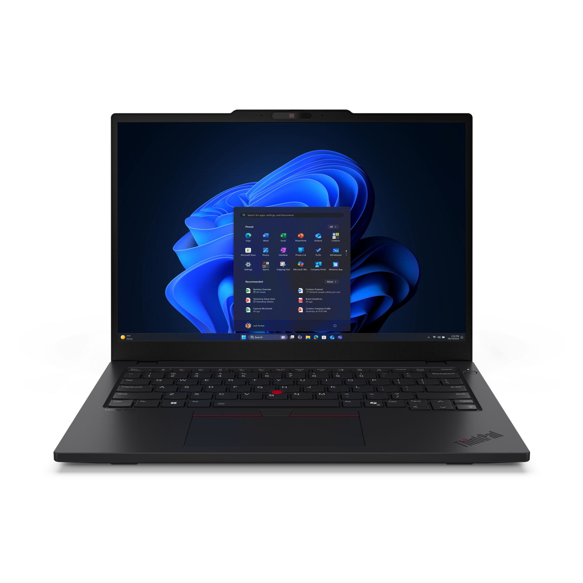 Lenovo ThinkPad L13 Gen 6 (Intel) Intel Core Ultra 7 255U Laptop 33,8 cm (13.3") WUXGA 32 GB LPDDR5x-SDRAM 512 GB SSD Wi-Fi 6E (802.11ax) Windows 11 Pro Francuski Czarny