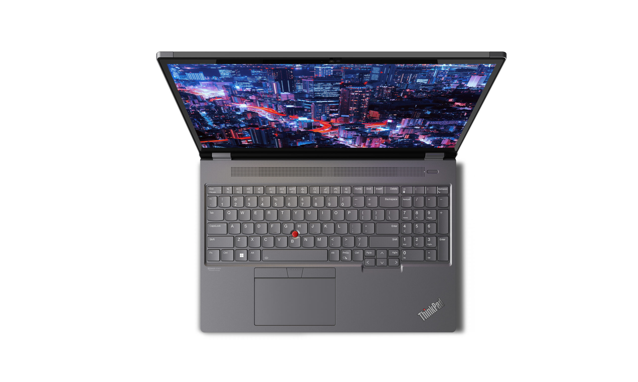 Lenovo ThinkPad P16 Gen 2 Intel® Core™ i7 i7-14700HX Mobilna stacja robocza 40,6 cm (16") WQXGA 64 GB DDR5-SDRAM 1 TB SSD NVIDIA RTX 2000 Ada Wi-Fi 6E (802.11ax) Windows 11 Pro Angielski Szary, Czarny - obrazek 5