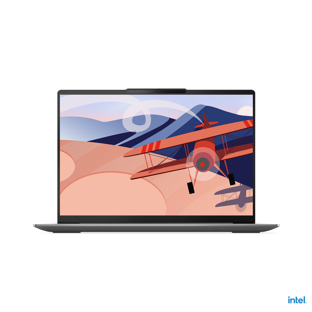 Lenovo Yoga Slim 6 14IAP8 Intel® Core™ i7 i7-1260P Laptop 35,6 cm (14") WUXGA 16 GB LPDDR5-SDRAM 512 GB SSD Wi-Fi 6E (802.11ax) Windows 11 Home Angielski Szary