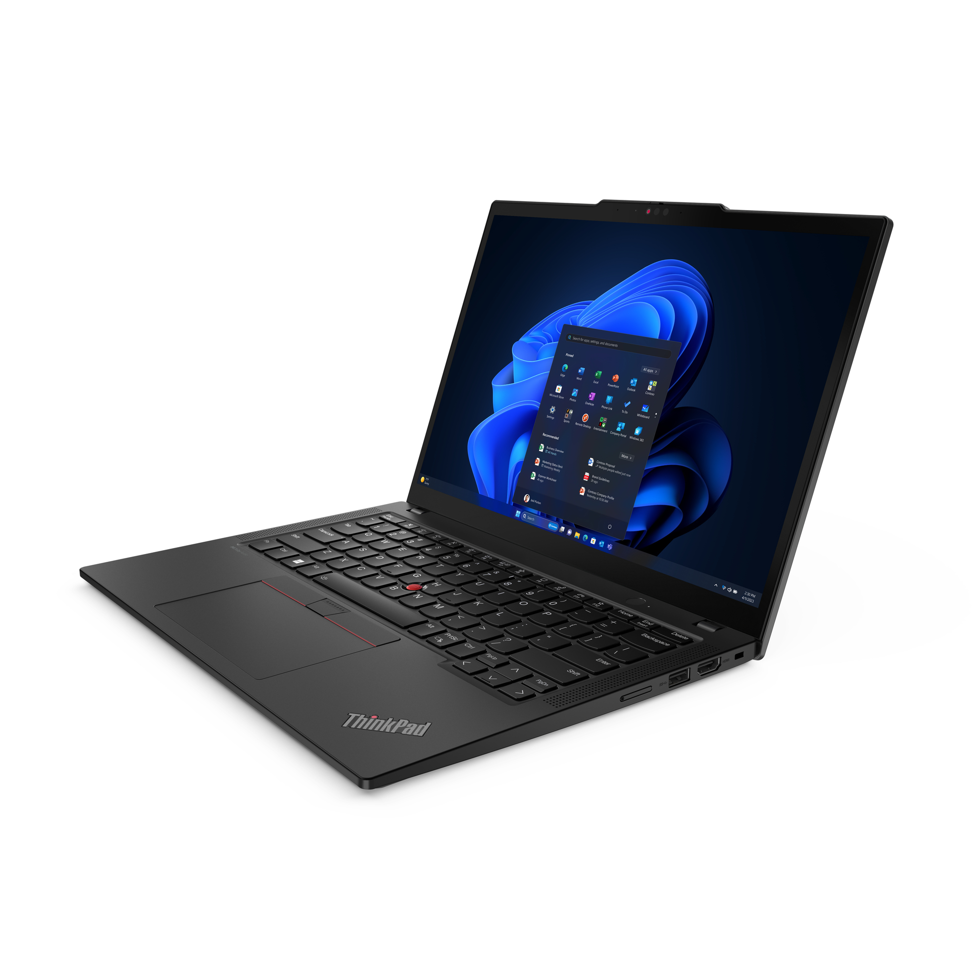 Lenovo ThinkPad X13 Gen 5 Intel Core Ultra 5 125U Laptop 33,8 cm (13.3") WUXGA 16 GB LPDDR5x-SDRAM 512 GB SSD Wi-Fi 6E (802.11ax) Windows 11 Pro Angielski Czarny - obrazek 4