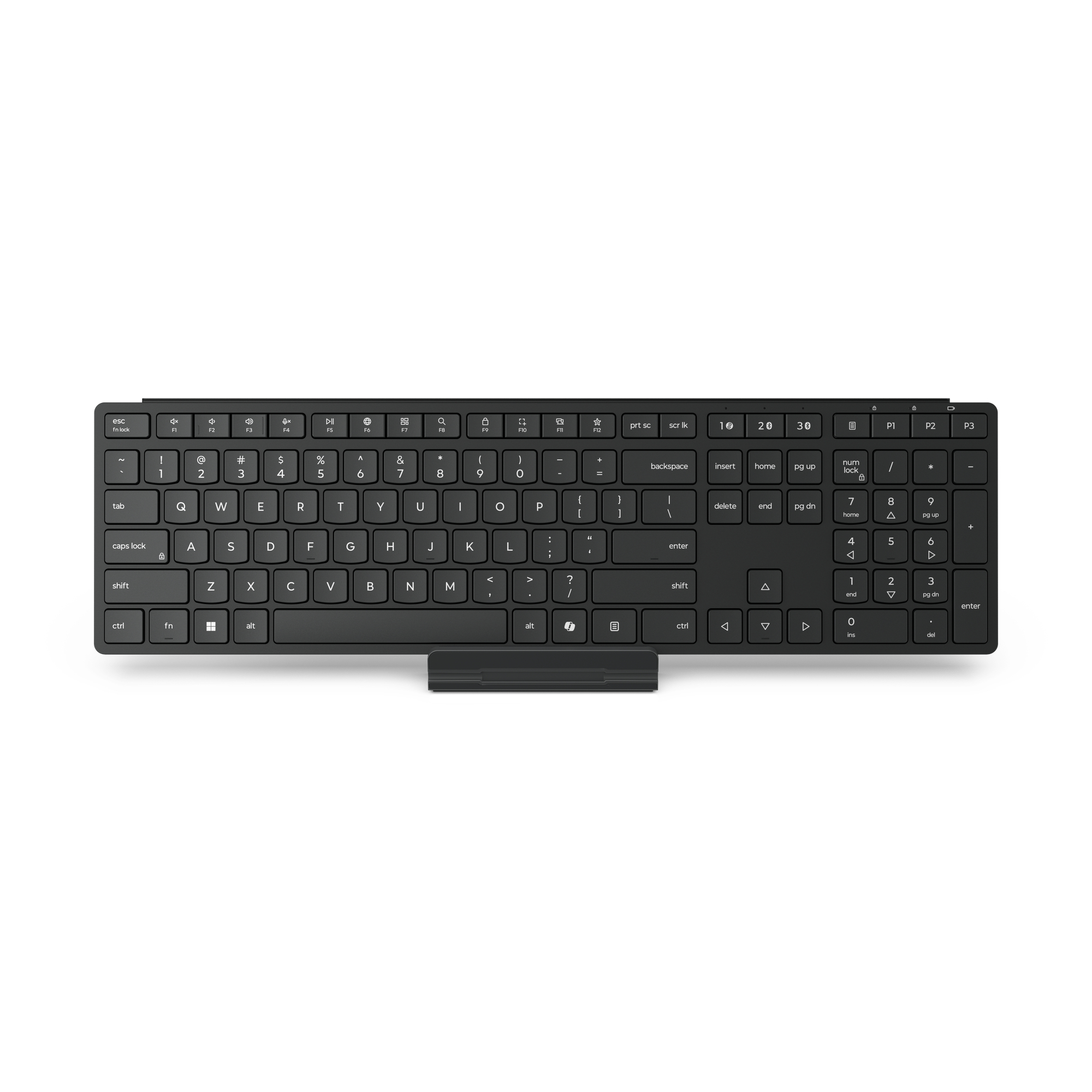 Lenovo 4Y41S04697 klawiatura Dom/Biuro RF Wireless + Bluetooth Czarny - obrazek 3