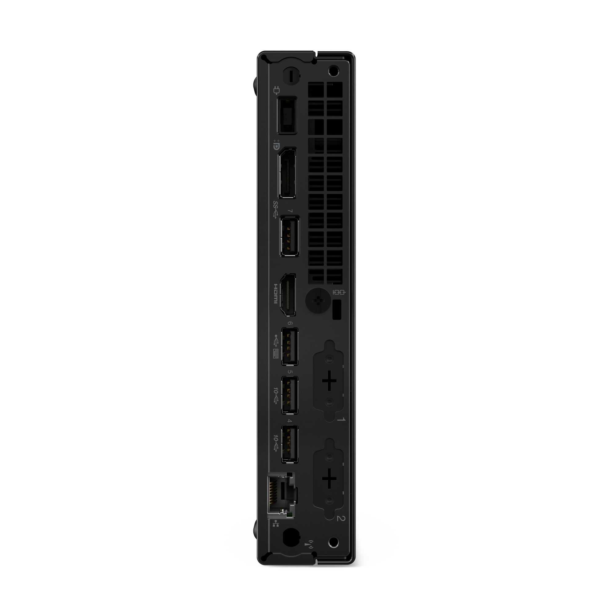 Lenovo ThinkCentre M70q Gen 5 Intel® Core™ i3 i3-14100T 8 GB DDR5-SDRAM 256 GB SSD Windows 11 Pro Mini PC Czarny - obrazek 4