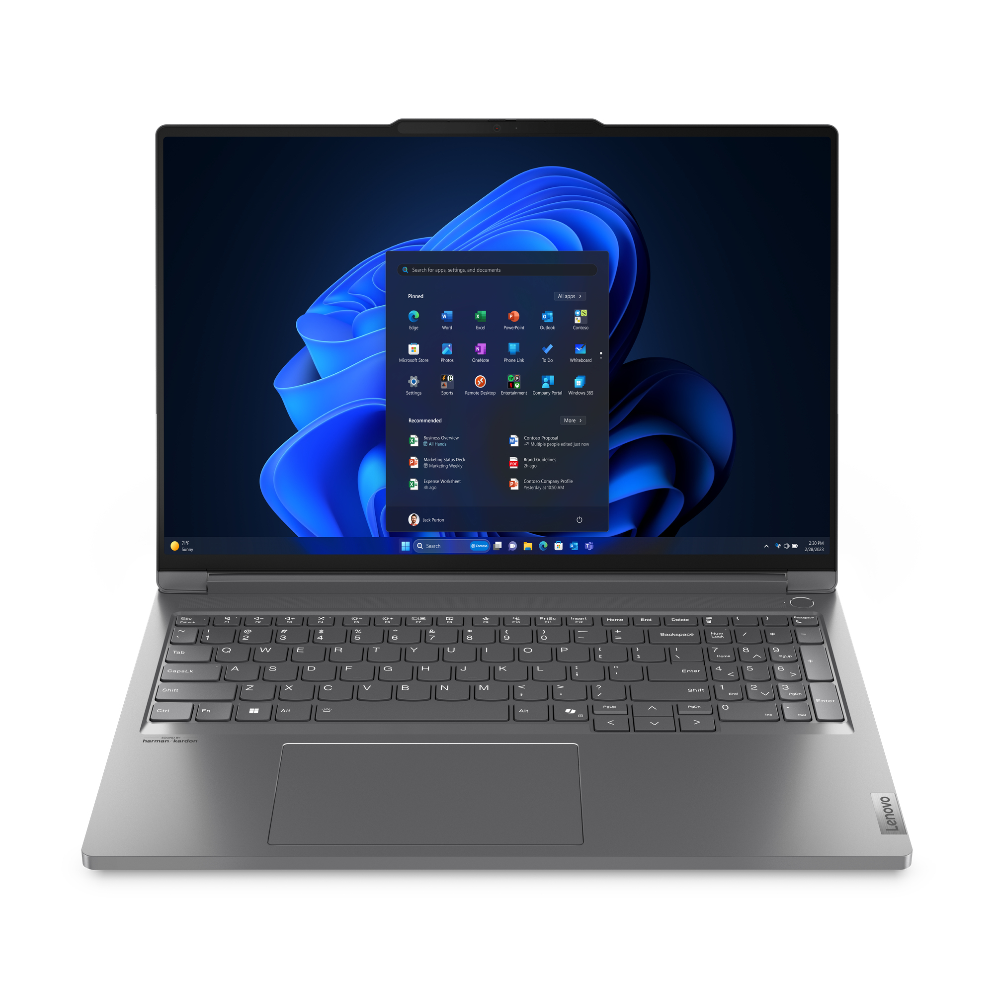 Lenovo ThinkBook 16p G5 IRX Intel® Core™ i9 i9-14900HX Laptop 40,6 cm (16") 3.2K 32 GB DDR5-SDRAM 1 TB SSD NVIDIA GeForce RTX 4060 Wi-Fi 6E (802.11ax) Windows 11 Pro Angielski Szary