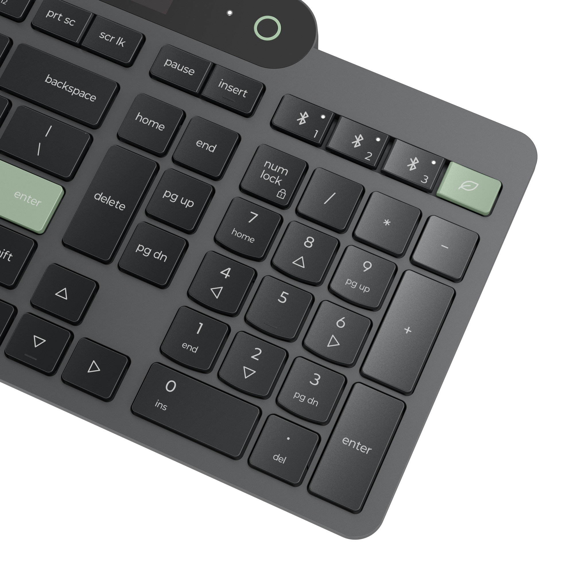 Lenovo 4Y41R69494 klawiatura Dom/Biuro Bluetooth US English Czarny, Zielony - obrazek 4