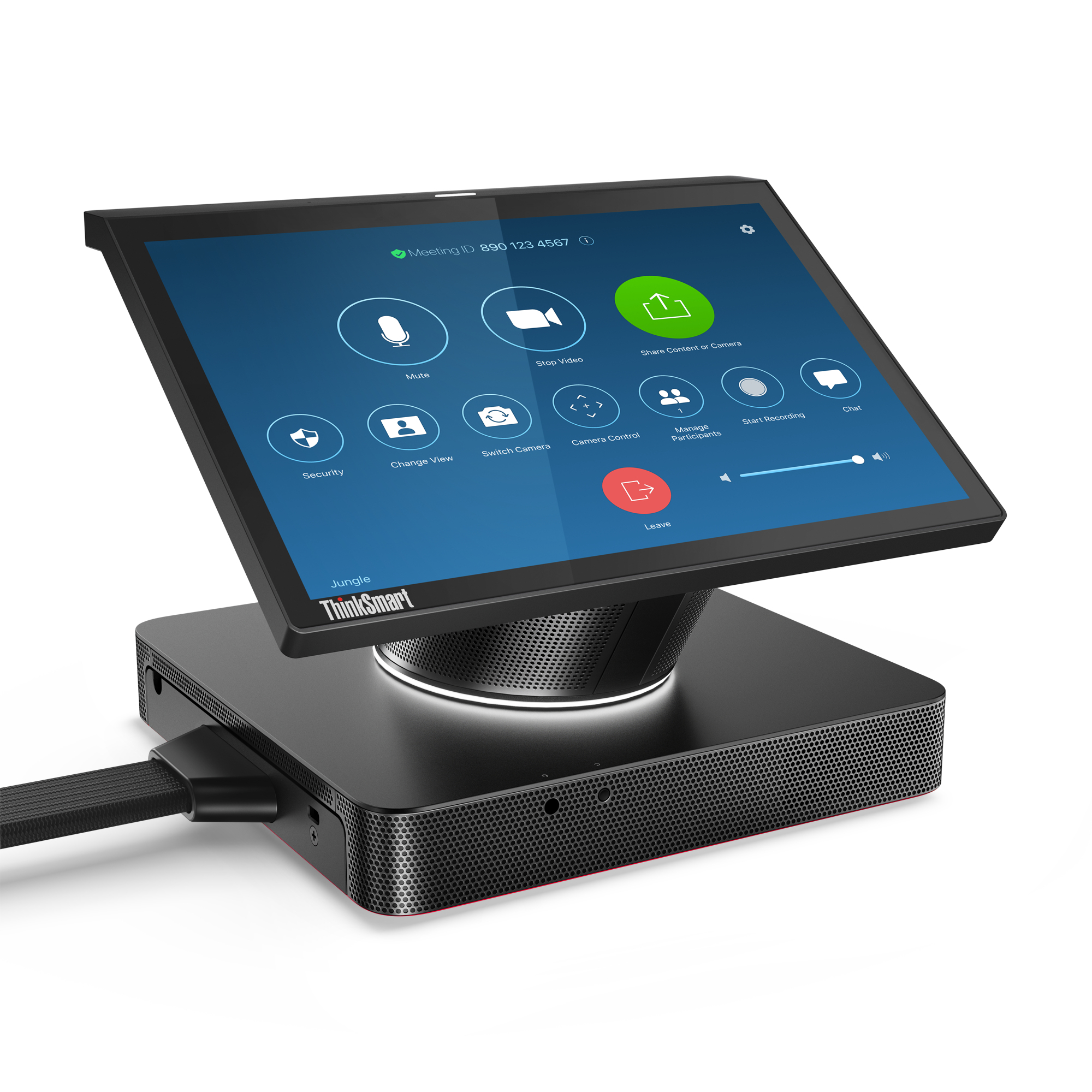 Lenovo ThinkSmart Hub Intel® Core™ i5 i5-8365UE 25,6 cm (10.1") 1920 x 1200 px Ekran dotykowy All-in-One PC 16 GB DDR4-SDRAM 256 GB SSD Windows 11 IoT Enterprise GAC Wi-Fi 5 (802.11ac) Czarny - obrazek 3