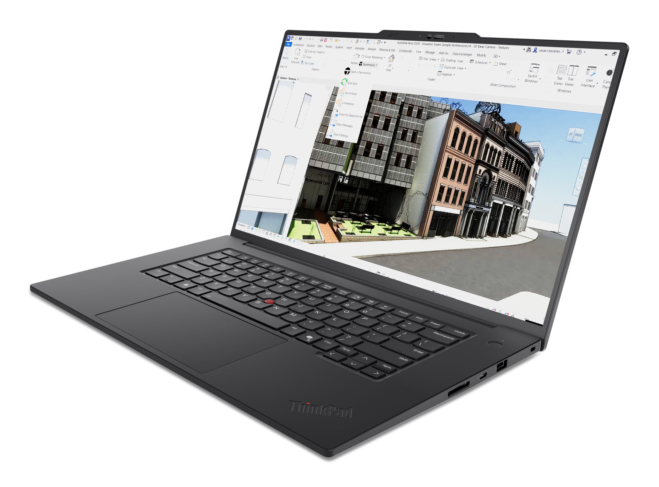 Lenovo ThinkPad P1 Gen 8 Intel Core Ultra 9 285H Mobilna stacja robocza 40,6 cm (16") WQUXGA 64 GB LPDDR5x-SDRAM 2 TB SSD NVIDIA RTX PRO 2000 Blackwell Wi-Fi 7 (802.11be) Windows 11 Pro Skandynawia Czarny - obrazek 4