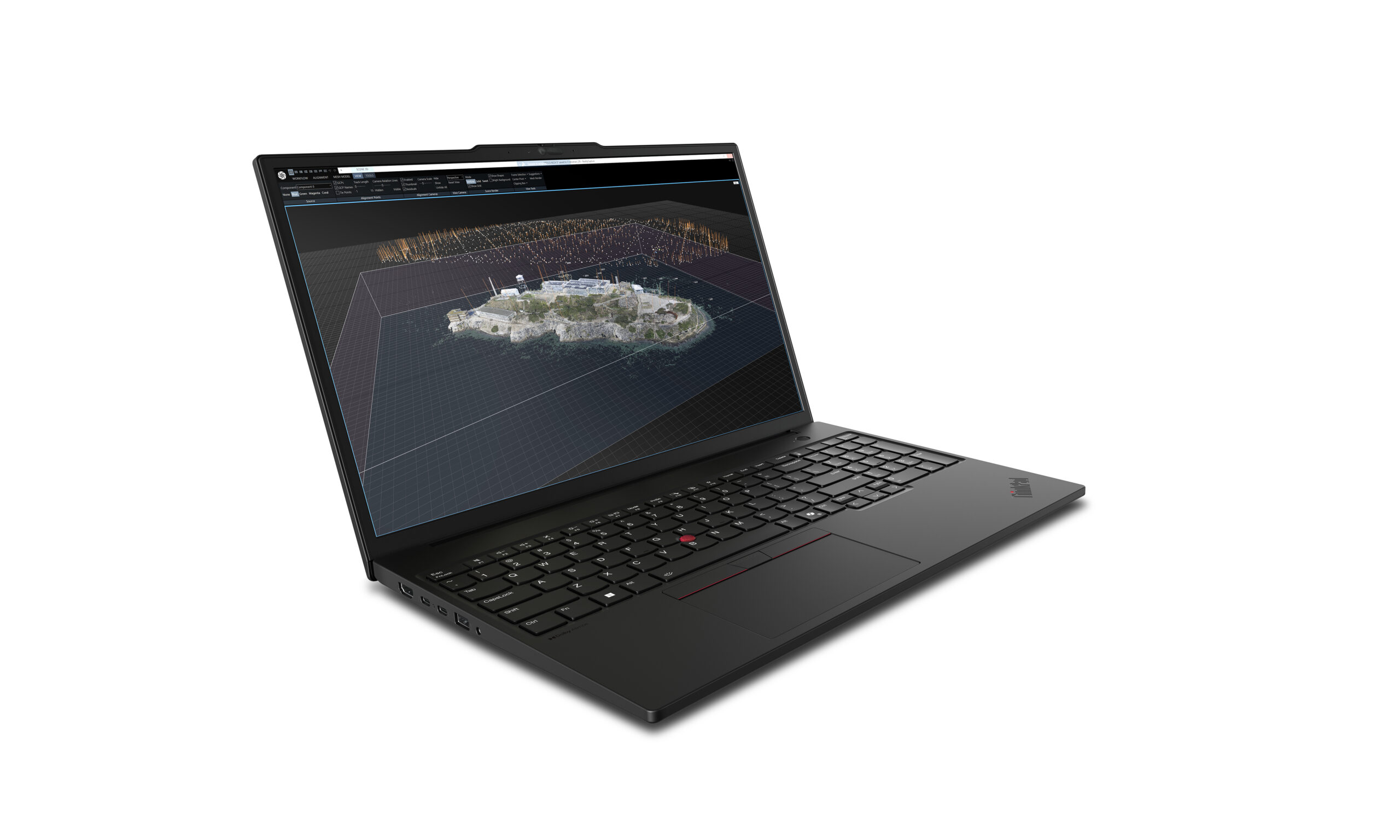 Lenovo ThinkPad P16s Gen 4 (Intel) Intel Core Ultra 7 255H Mobilna stacja robocza 40,6 cm (16") WUXGA 32 GB DDR5-SDRAM 1 TB SSD NVIDIA RTX PRO 500 Blackwell Wi-Fi 7 (802.11be) Windows 11 Pro Włoski Czarny - obrazek 4