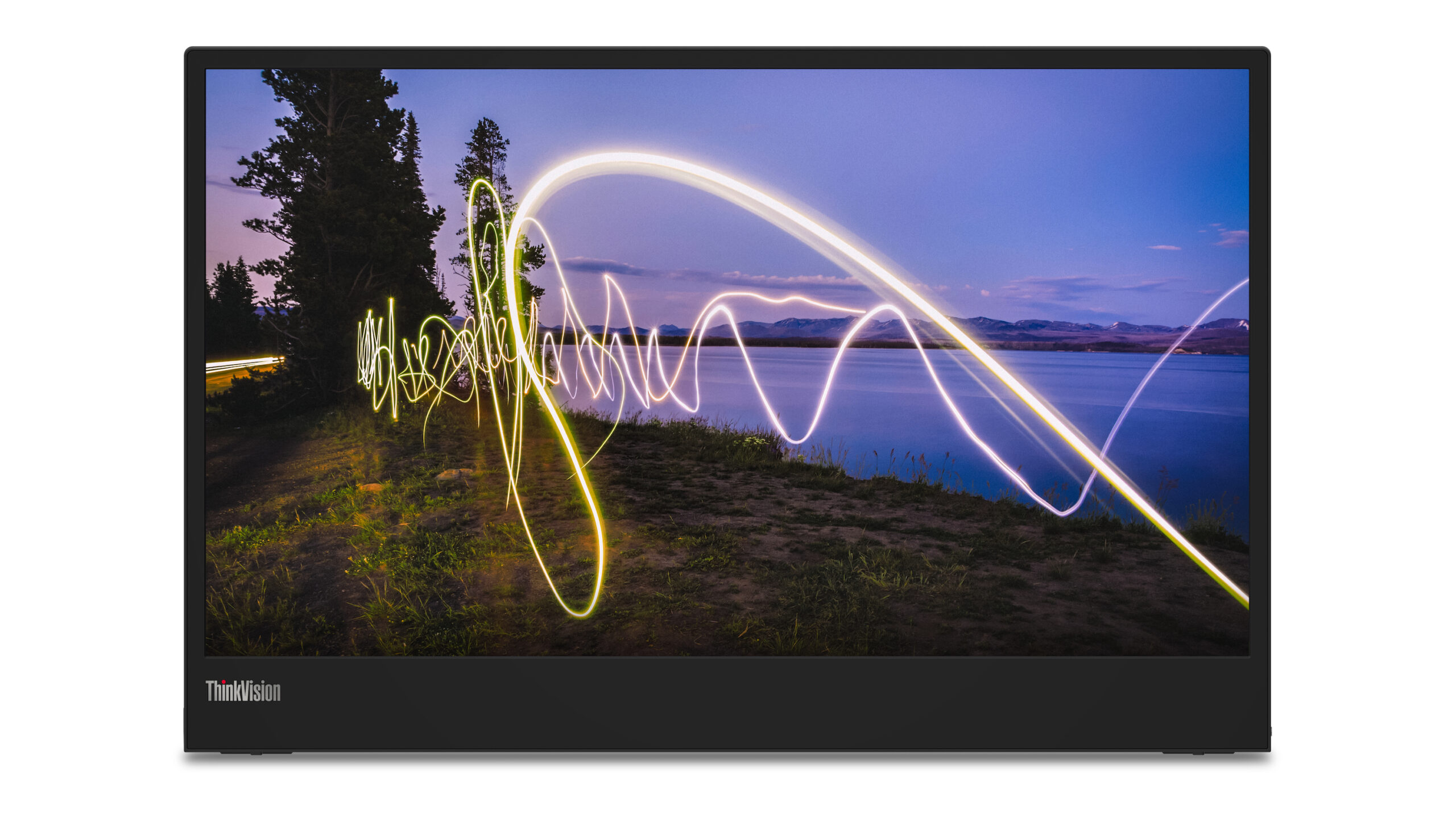 Lenovo ThinkVision M15 monitor komputerowy 39,6 cm (15.6") 1920 x 1080 px Full HD LED Czarny
