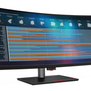 Lenovo ThinkVision P40w-20 monitor komputerowy 100,8 cm (39.7") 5120 x 2160 px 5K Ultra HD LED Czarny