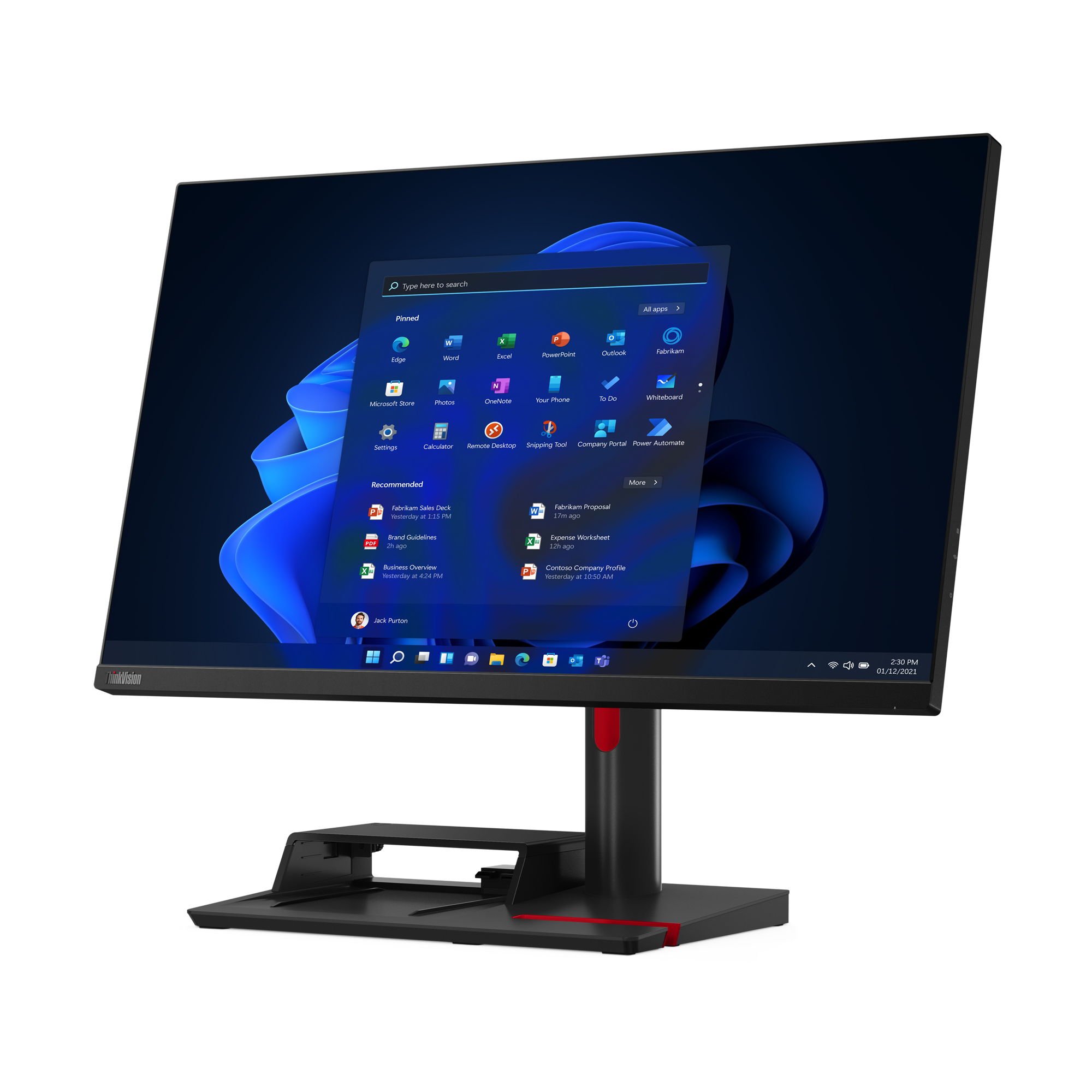 Lenovo ThinkCentre TIO Flex 27i monitor komputerowy 68,6 cm (27") 1920 x 1080 px Full HD LED Czarny