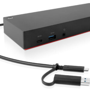 Lenovo 40AF0135EU stacja dokująca Przewodowa Czarny