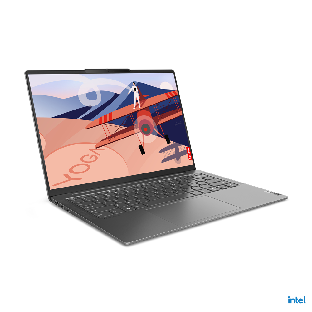 Lenovo Yoga Slim 6 14IAP8 Intel® Core™ i7 i7-1260P Laptop 35,6 cm (14") WUXGA 16 GB LPDDR5-SDRAM 512 GB SSD Wi-Fi 6E (802.11ax) Windows 11 Home Angielski Szary - obrazek 4