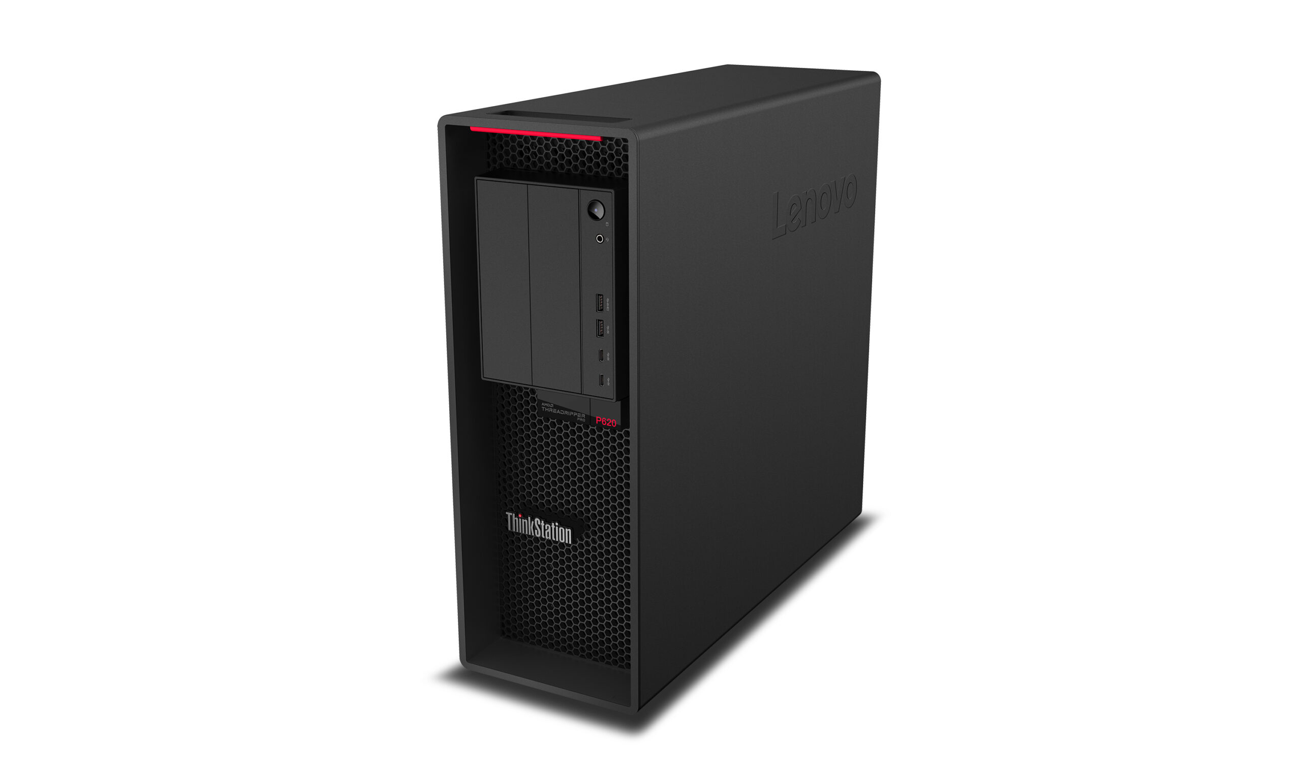 Lenovo ThinkStation P620 AMD Ryzen Threadripper PRO 5955WX 32 GB DDR4-SDRAM 512 GB SSD NVIDIA RTX 2000 Ada Windows 11 Pro Tower Stanowisko Czarny - obrazek 5