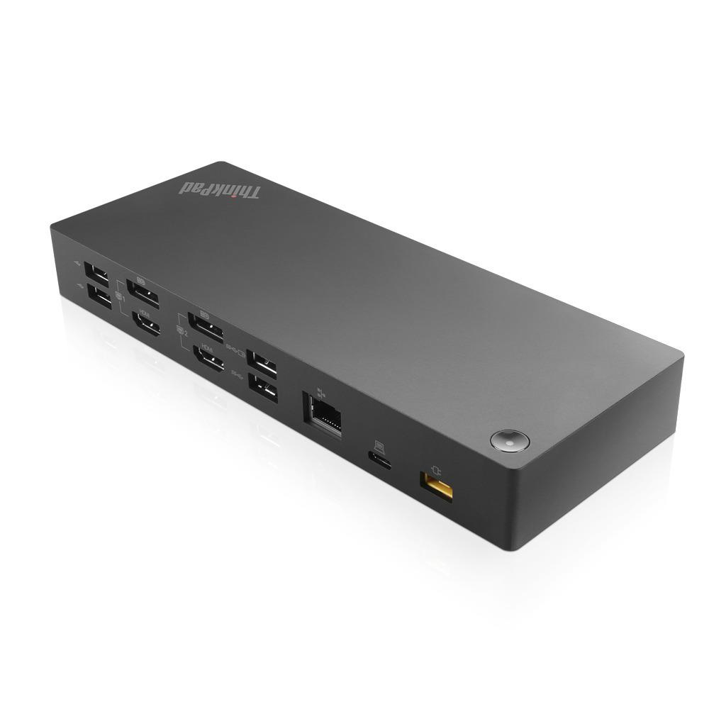 Lenovo 40AF0135UK stacja dokująca Przewodowa USB 3.2 Gen 1 (3.1 Gen 1) Type-C Czarny - obrazek 2