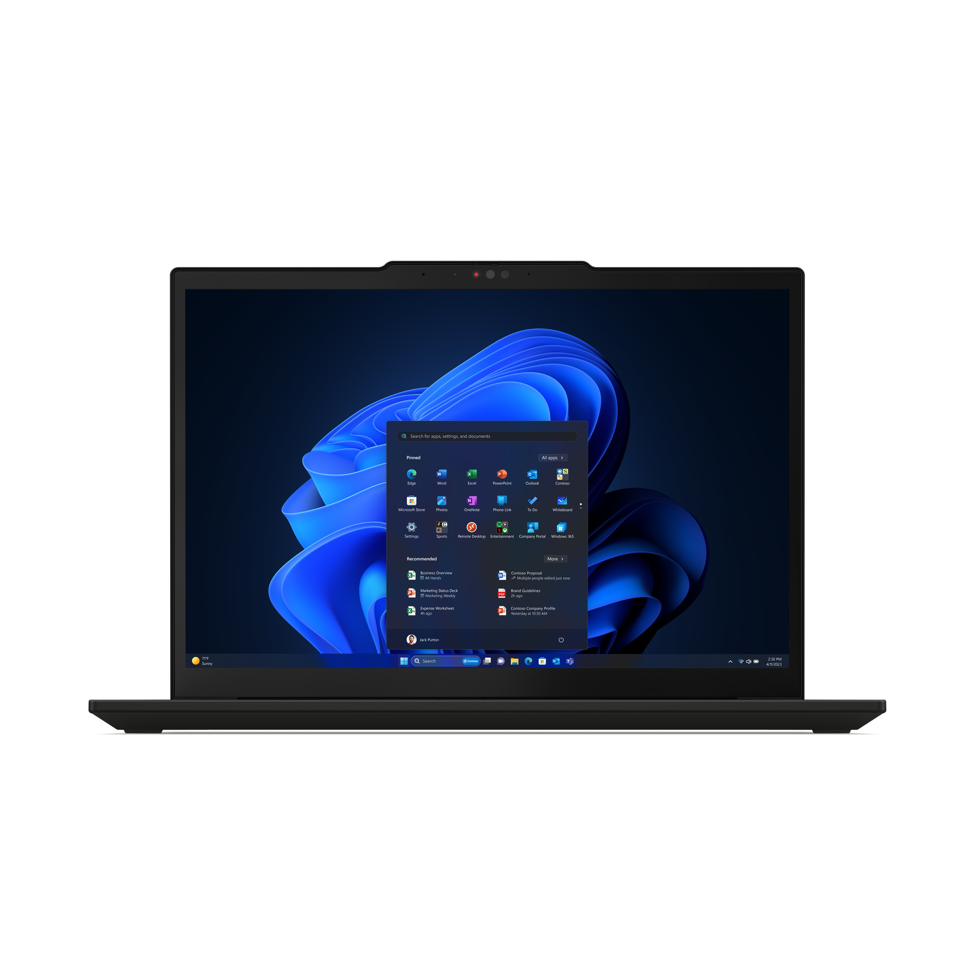 Lenovo ThinkPad X13 Gen 5 Intel Core Ultra 7 155U Laptop 33,8 cm (13.3") WUXGA 32 GB LPDDR5x-SDRAM 1 TB SSD Wi-Fi 6E (802.11ax) Windows 11 Pro Angielski Czarny - obrazek 2