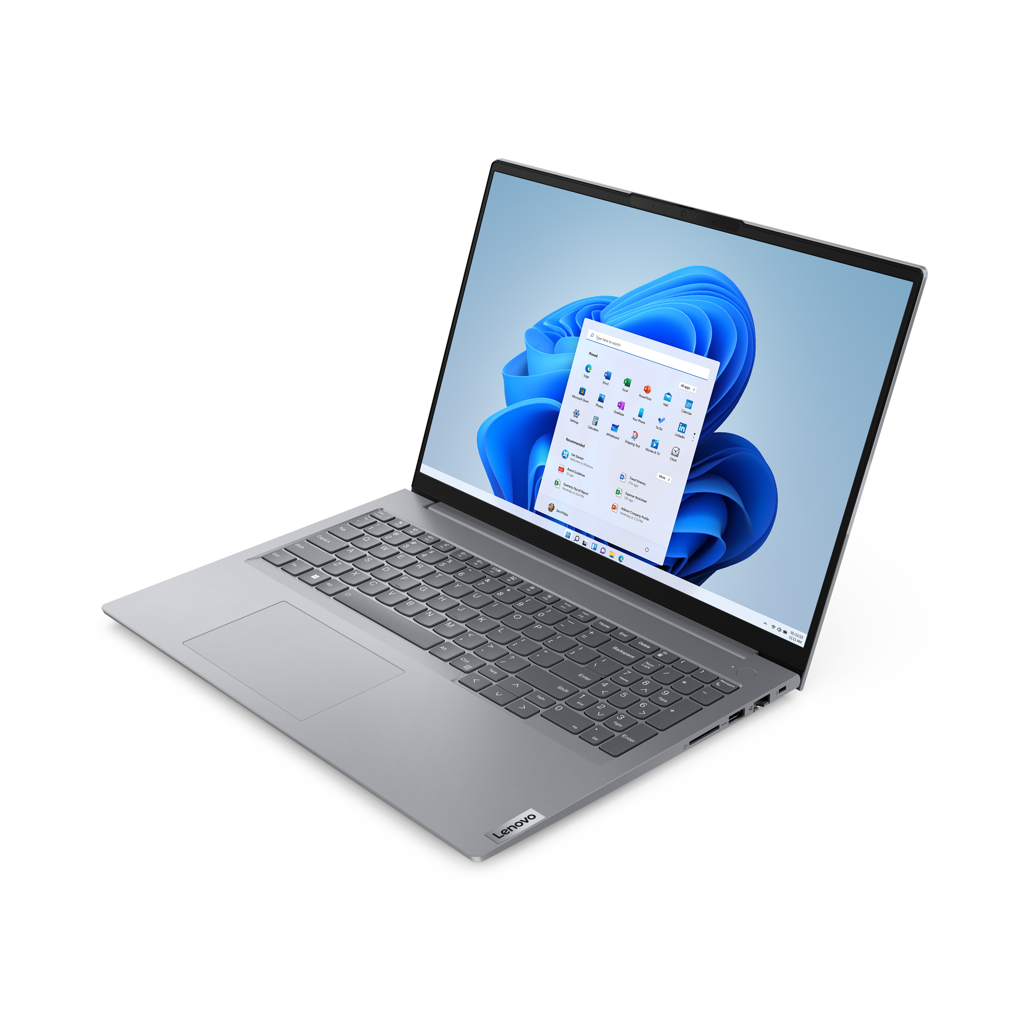 Lenovo ThinkBook 16 G6 IRL AMD Ryzen™ 5 7530U Laptop 40,6 cm (16") WUXGA 16 GB DDR4-SDRAM 512 GB SSD Wi-Fi 6 (802.11ax) Windows 11 Home Angielski Szary - obrazek 3