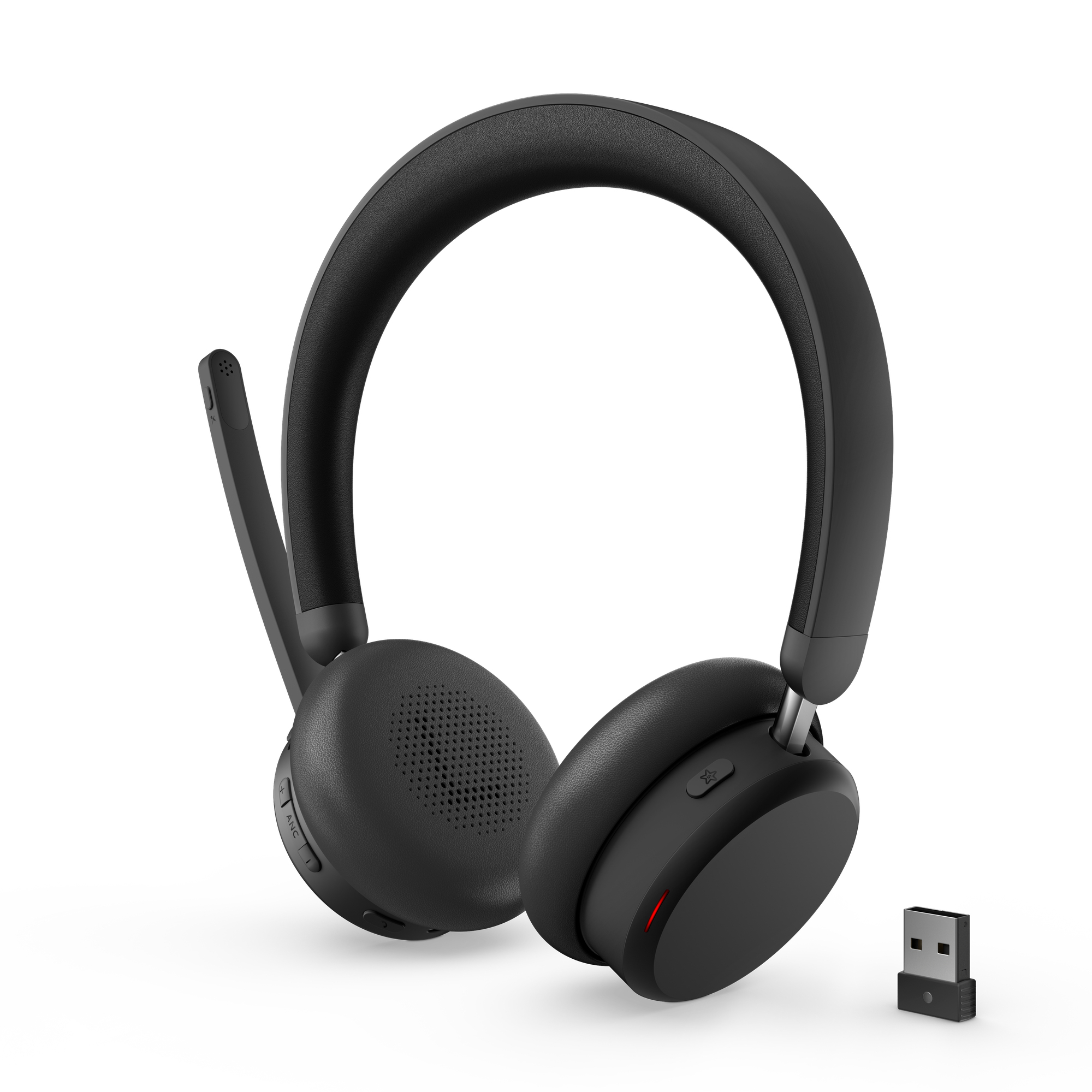 Lenovo ANC Headset 6550 Zestaw słuchawkowy Bezprzewodowy Opaska na głowę Biuro/centrum telefoniczne USB Type-C Bluetooth Czarny - obrazek 3