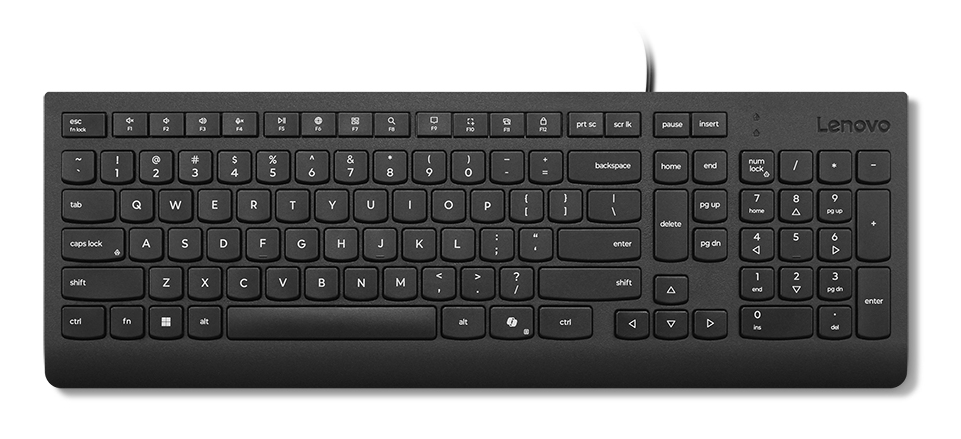 Lenovo 4Y41R64672 klawiatura Dom/Biuro USB US English Czarny