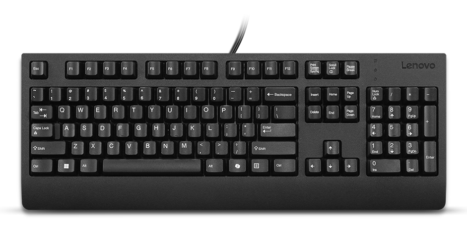 Lenovo 4Y41R64588 klawiatura Dom/Biuro USB US English Czarny - obrazek 2