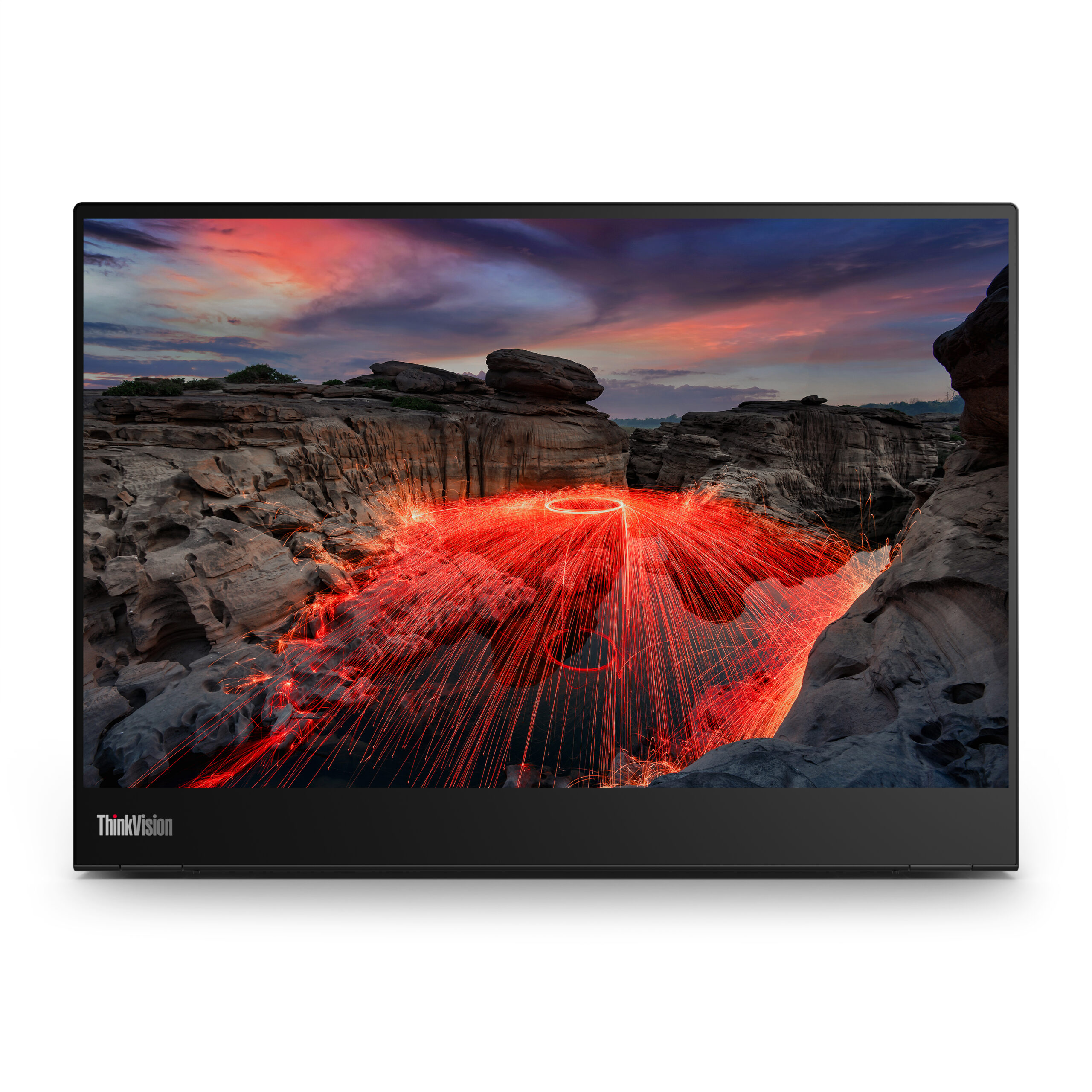 Lenovo ThinkVision M14t Gen 2 monitor komputerowy 35,6 cm (14") 2240 x 1400 px 2.2K LED Ekran dotykowy Czarny