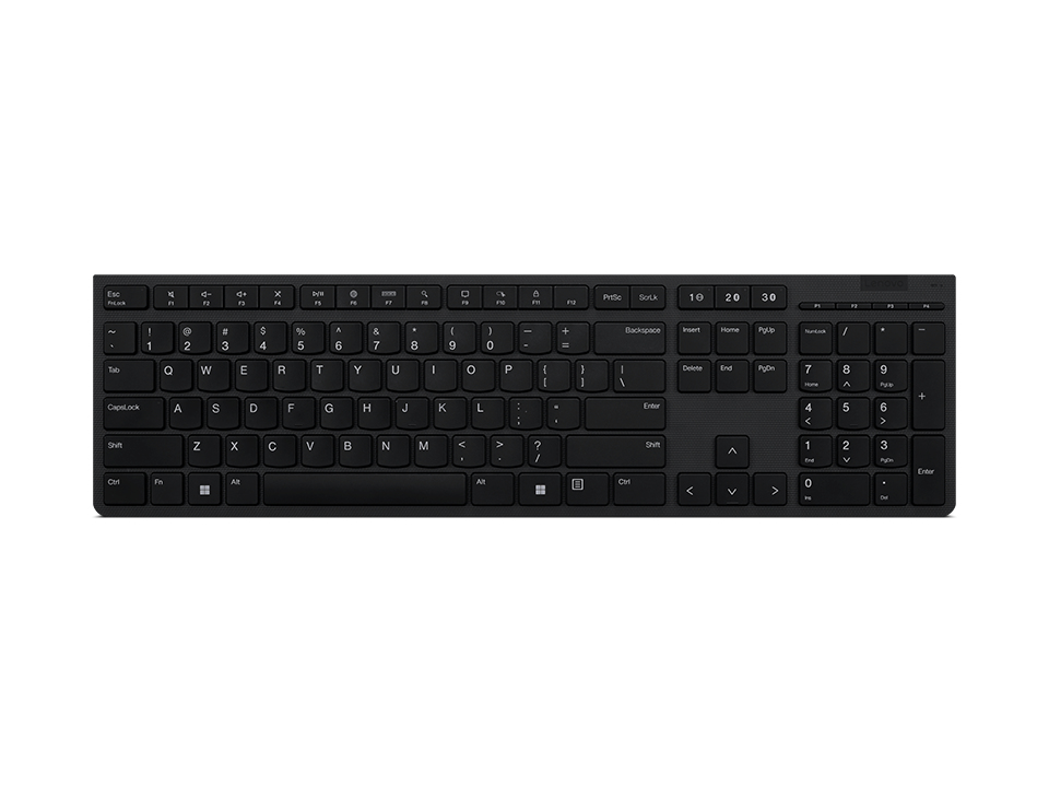 Lenovo 4Y41K04067 klawiatura RF Wireless + Bluetooth Czeski, Słowacki Szary