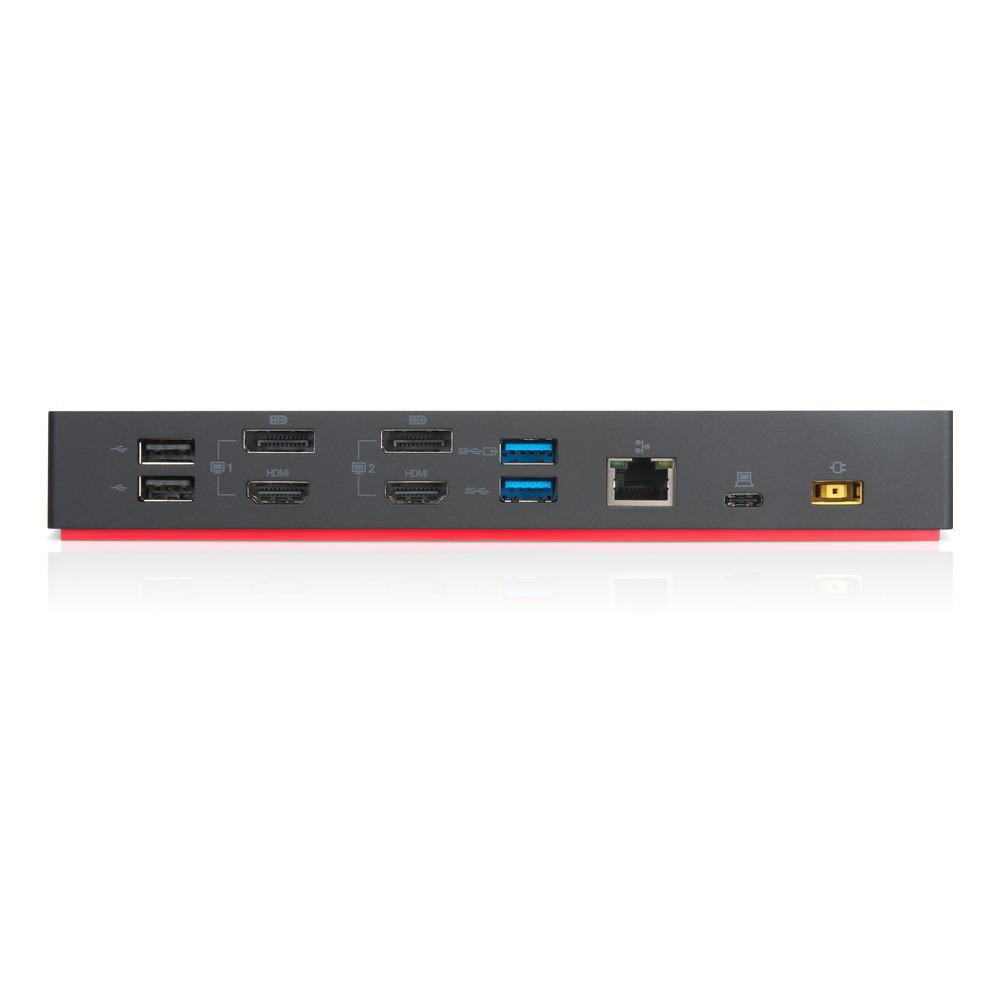 Lenovo ThinkPad Hybrid USB-C with USB-A Dock Przewodowa USB 3.2 Gen 2 (3.1 Gen 2) Type-C Czarny - obrazek 3