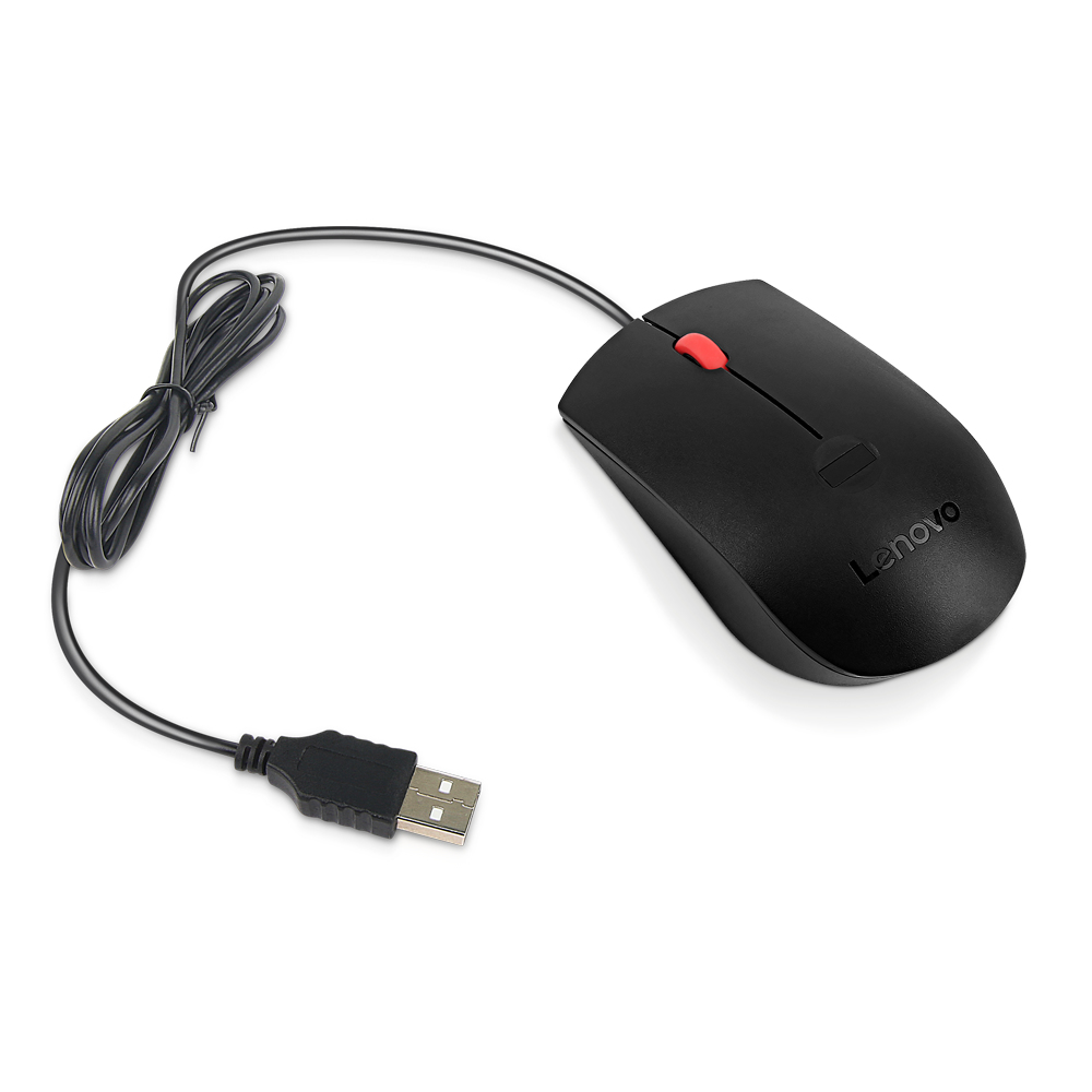Lenovo 4Y51M03357 myszka Biuro Oburęczny USB Typu-A Optyczny 1600 DPI