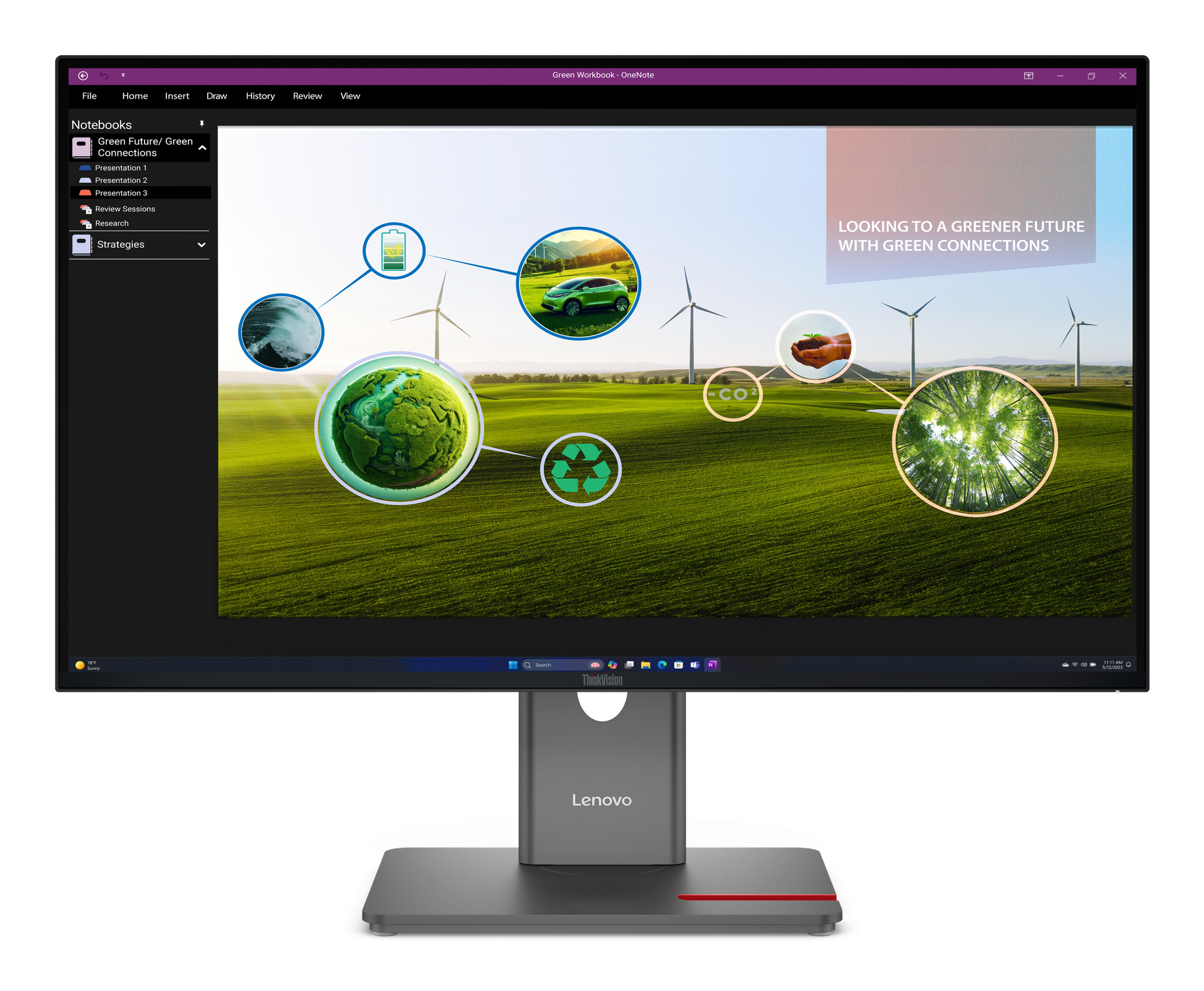 Lenovo ThinkVision P27Q-40 monitor komputerowy 68,6 cm (27") 2560 x 1440 px Quad HD LED Czarny