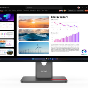 Lenovo ThinkVision P24Q-40 monitor komputerowy 60,5 cm (23.8") 2560 x 1440 px Quad HD LCD Czarny