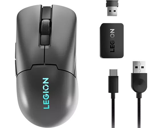 Lenovo M600s myszka Gaming Oburęczny RF Wireless + Bluetooth + USB Type-C Optyczny 19000 DPI - obrazek 2