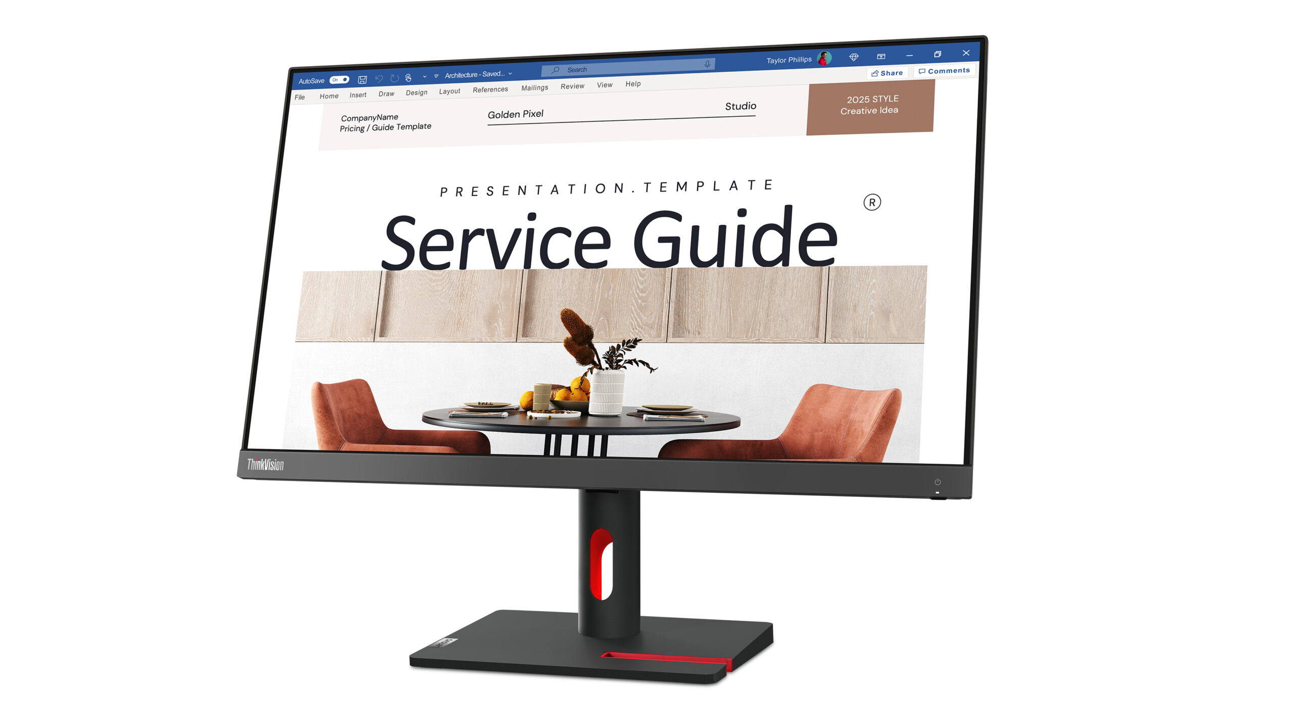 Lenovo ThinkVision S24i-30 monitor komputerowy 60,5 cm (23.8") 1920 x 1080 px Full HD LED Czarny - obrazek 4