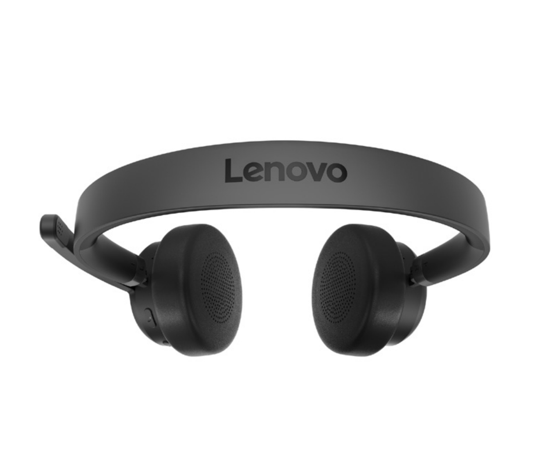 Lenovo Wireless VoIP Headset Zestaw słuchawkowy Bezprzewodowy Opaska na głowę Biuro/centrum telefoniczne Bluetooth Czarny - obrazek 3
