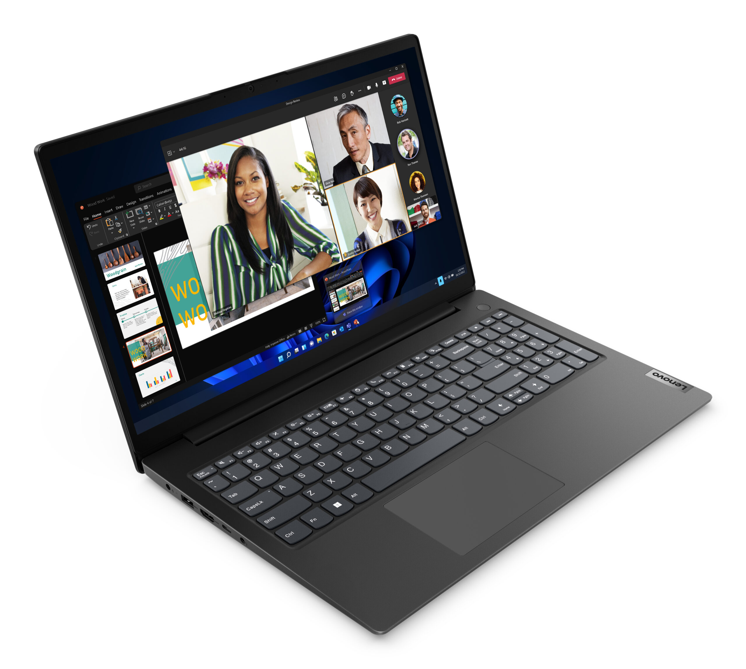 Lenovo V15 G4 IRU Intel® Core™ i3 i3-1315U Laptop 39,6 cm (15.6") Full HD 16 GB DDR4-SDRAM 512 GB SSD Wi-Fi 6 (802.11ax) Windows 11 Pro Angielski Czarny - obrazek 2
