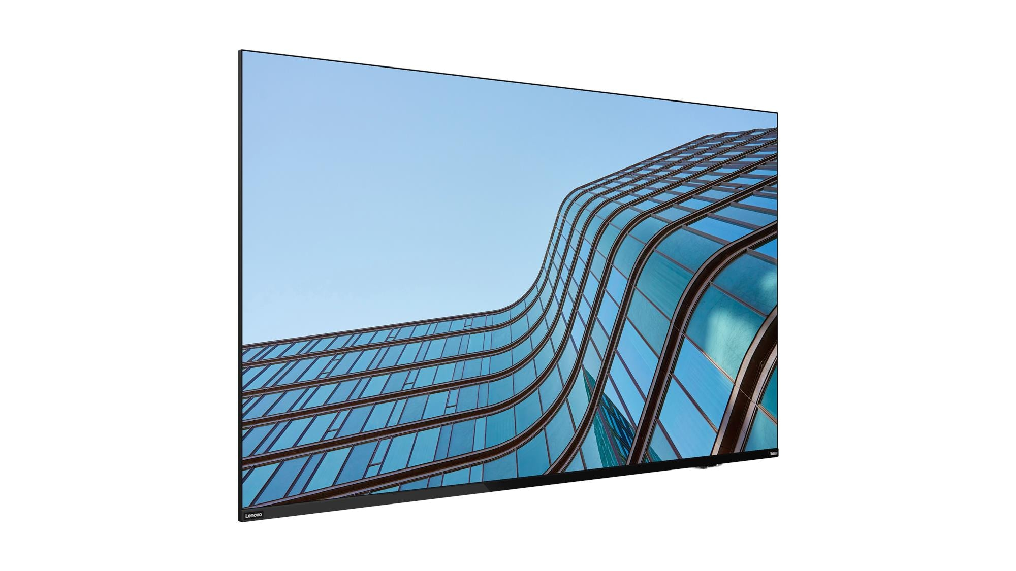 Lenovo ThinkVision E55 LFD monitor komputerowy 138,7 cm (54.6") 3840 x 2160 px 4K Ultra HD IPS Czarny - obrazek 2